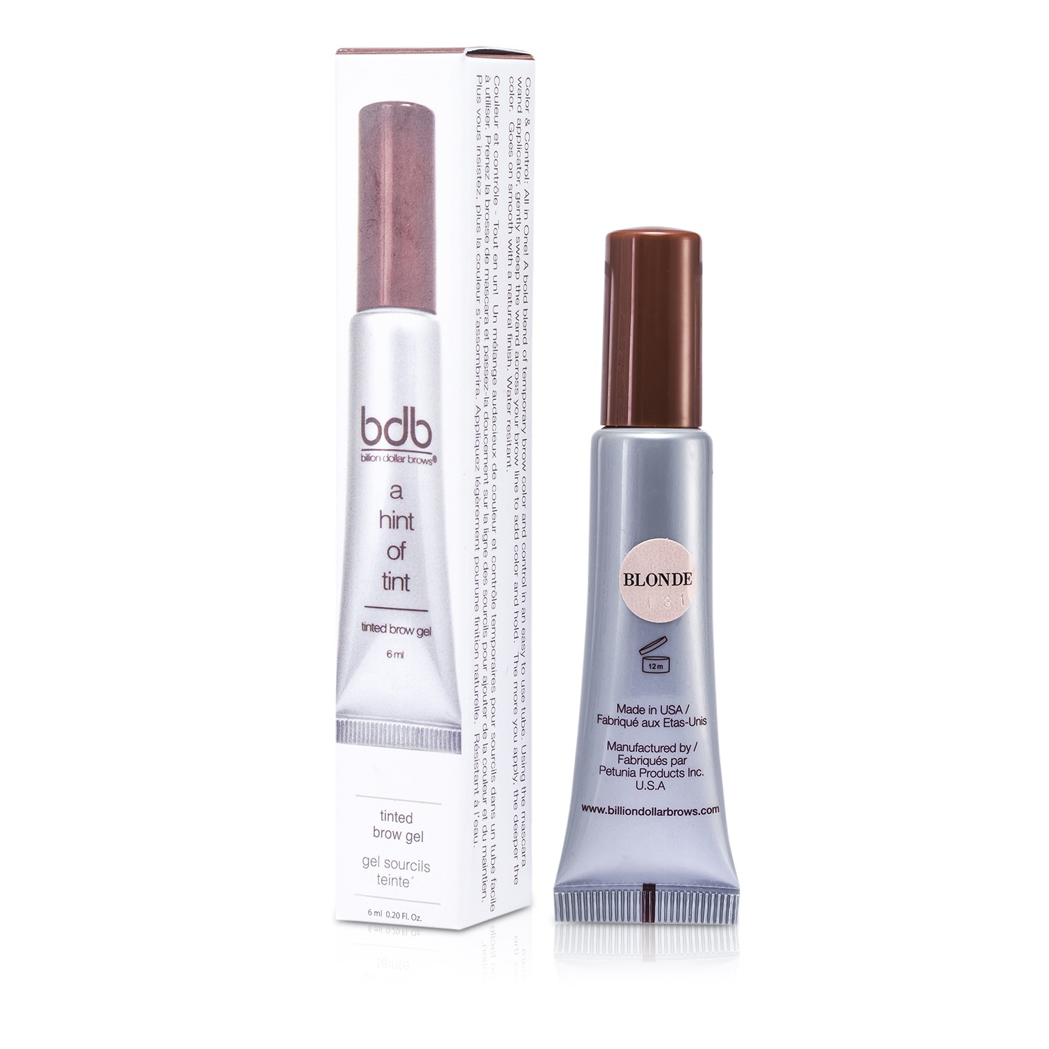 Billion Dollar Brows A Hint Of Tint Tinted Brow Gel 6ml/0.2oz