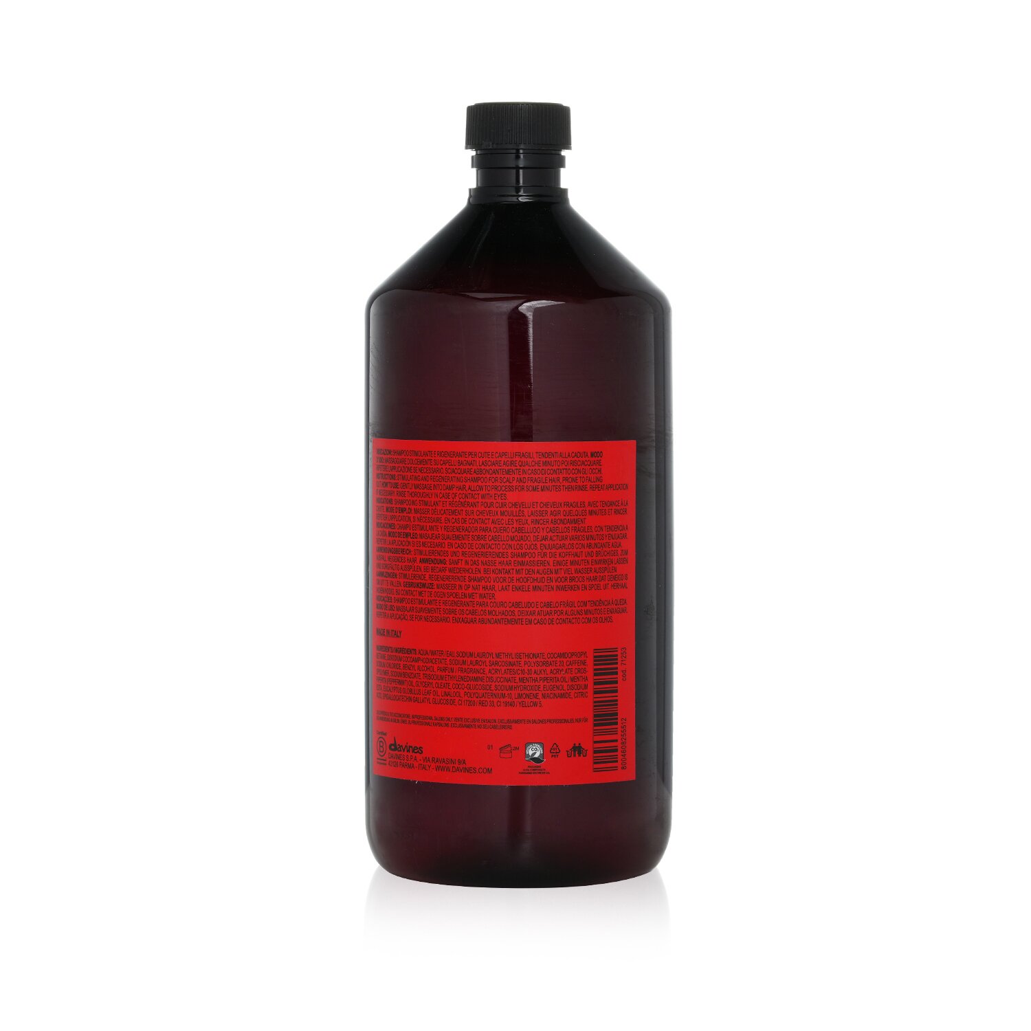 Davines Natural Tech Energizing Shampoo (for hodebunn og svakt, fortynnende hår) 1000ml/33.81oz