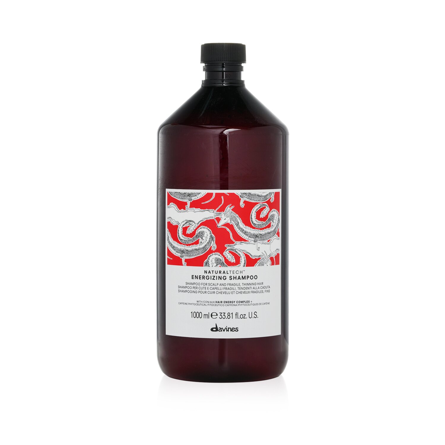 Davines Natural Tech Energizing Shampoo (for hodebunn og svakt, fortynnende hår) 1000ml/33.81oz