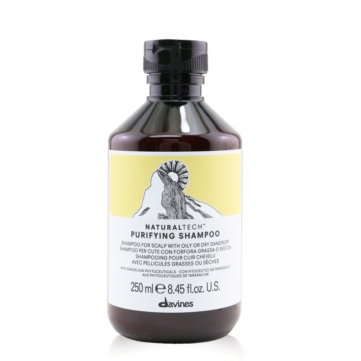 Davines Natural Tech Purifying Shampoo (For Scalp with Oily or Dry Dandruff) 250ml/8.45oz