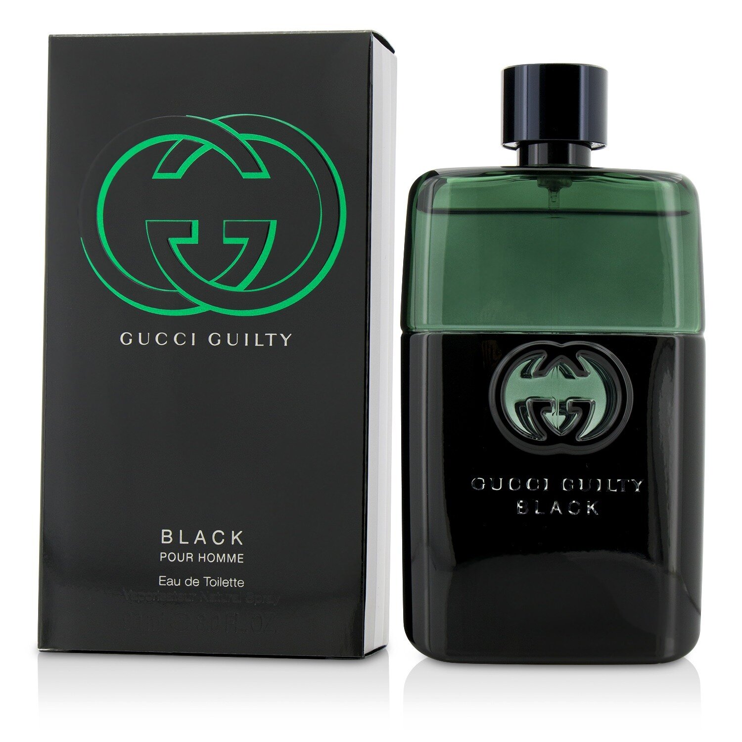 Gucci Guilty Black Pour Homme ماء تواليت بخاخ 90ml/3oz