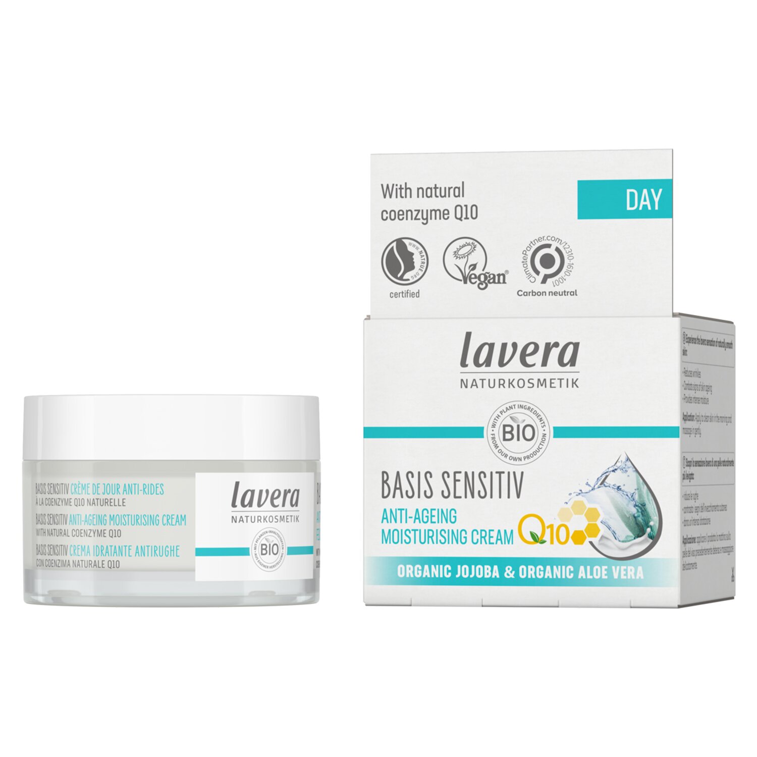 拉薇  Lavera 有机舒缓滋润乳 Q10 50ml/1.6oz