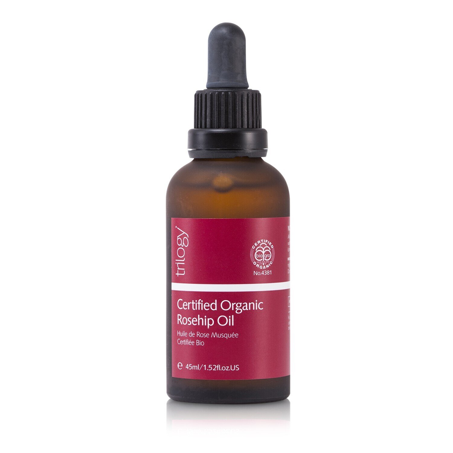 Trilogy Certified Organic Minyak Rosehip 45ml/1.52oz