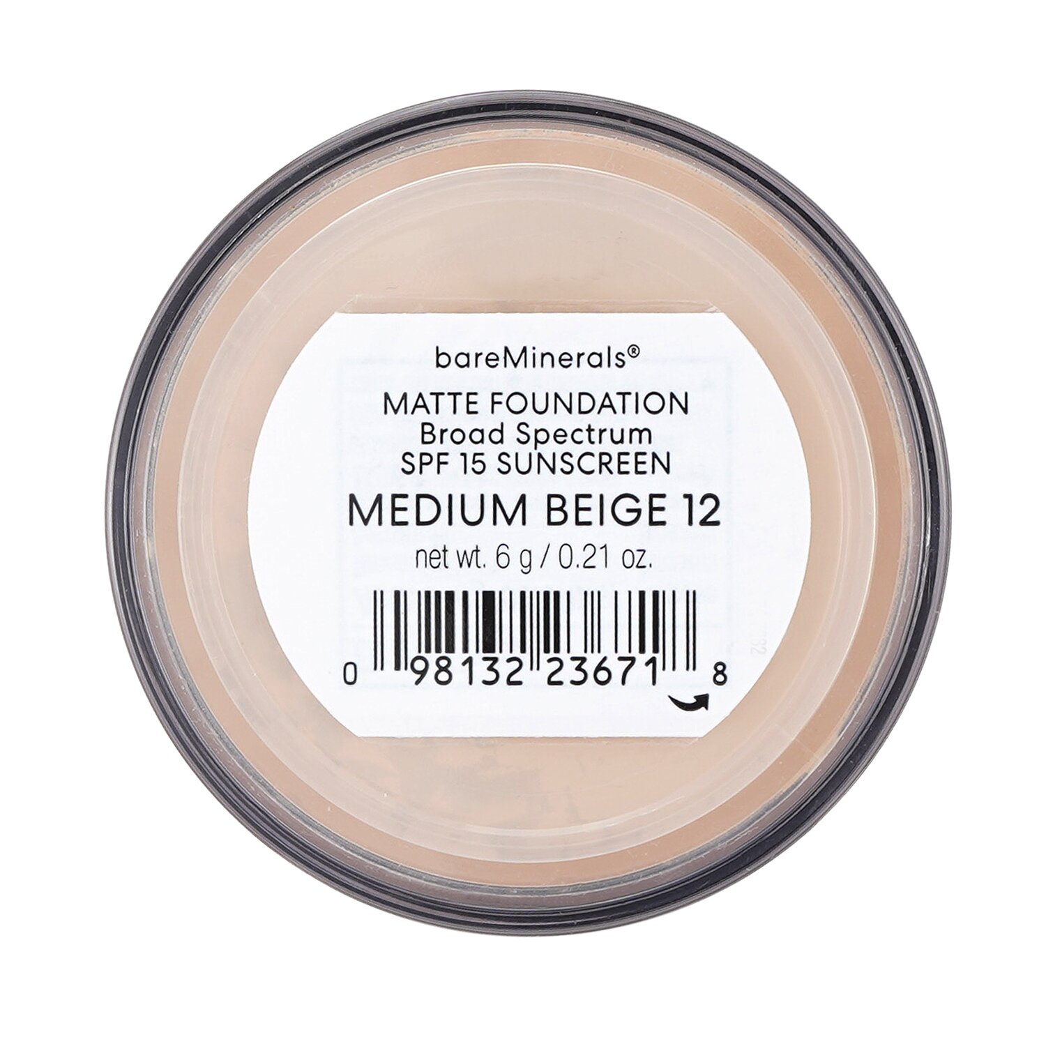 BareMinerals BareMinerals Base Maquillaje Mate Amplio Espectro SPF15 6g/0.21oz