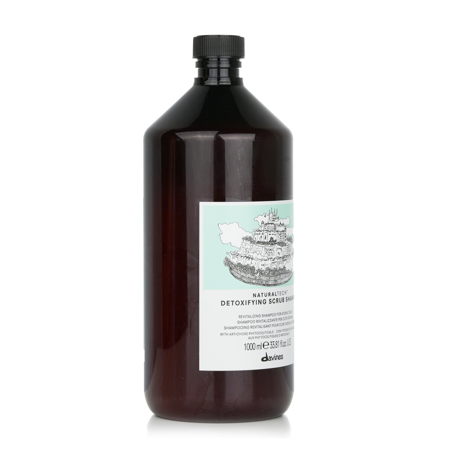 Davines Natural Tech شامبو مقشر مزيل للسموم (لفروة الرأس الضعيفة) 1000ml/33.8oz