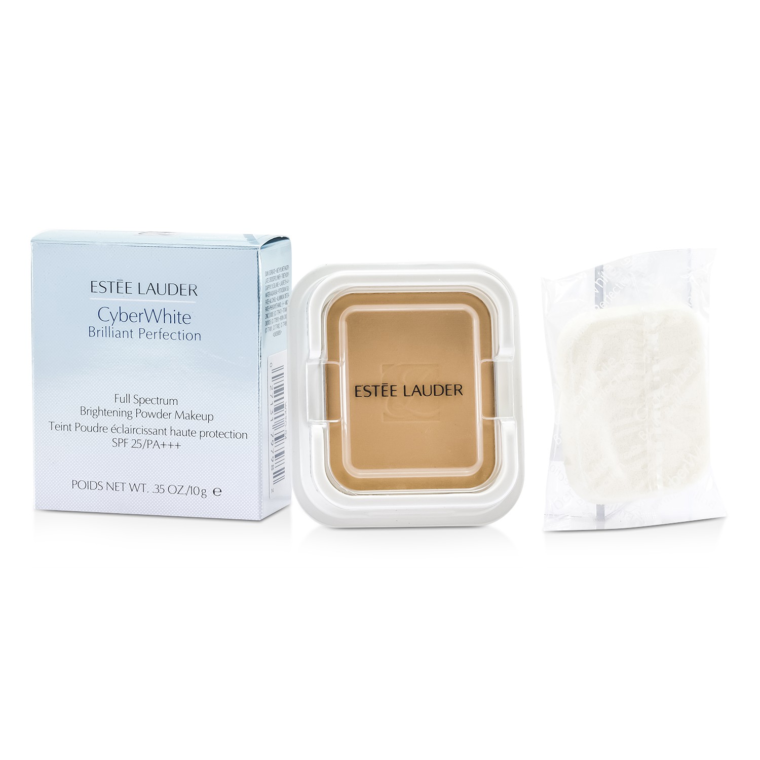 Estee Lauder CyberWhite Brilliant Perfection Full Spectrum Brightening Powder Makeup SPF25 Refill 10g/0.35oz