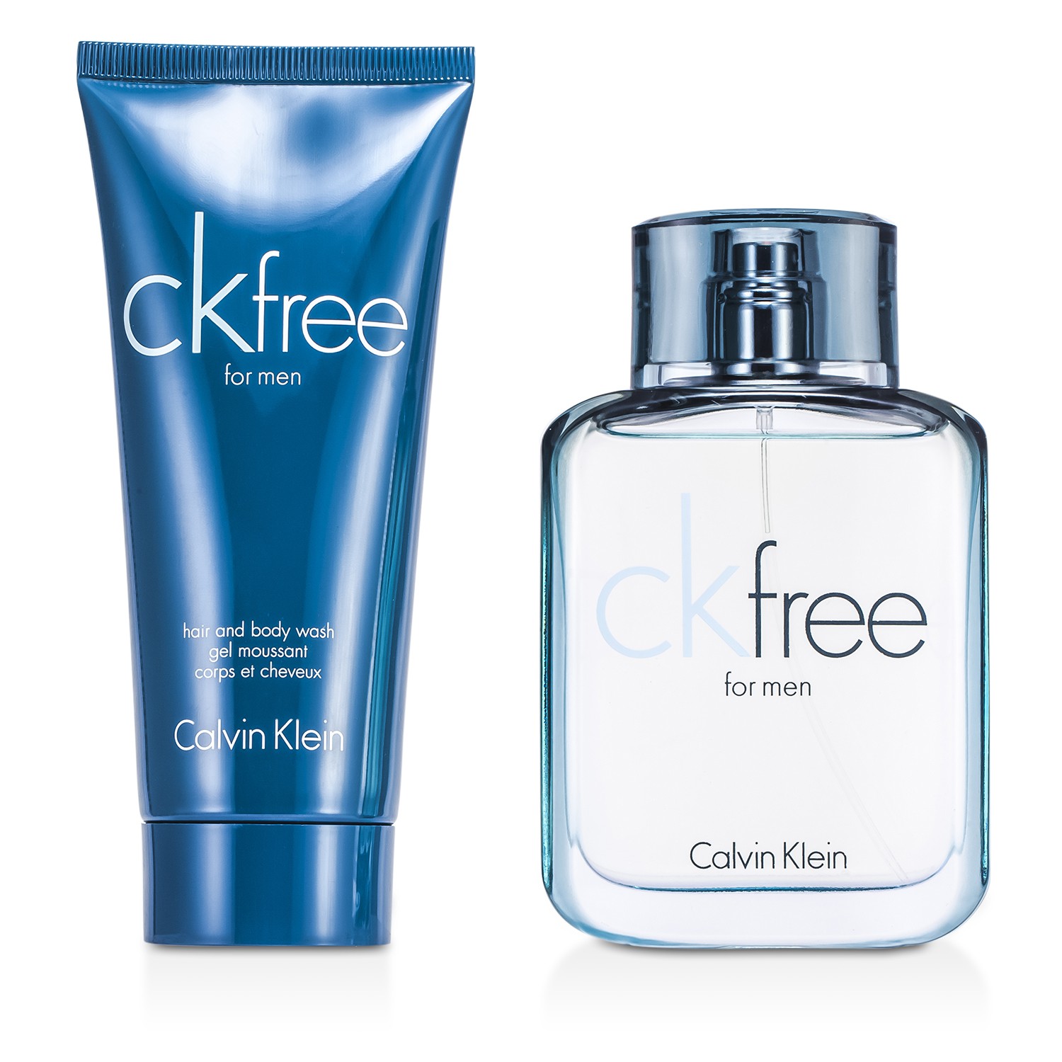 Calvin Klein CK Free Coffret: Eau De Toilette Spray 50ml/1.7oz + Hair & Body Wash 100ml/3.4oz 2pcs