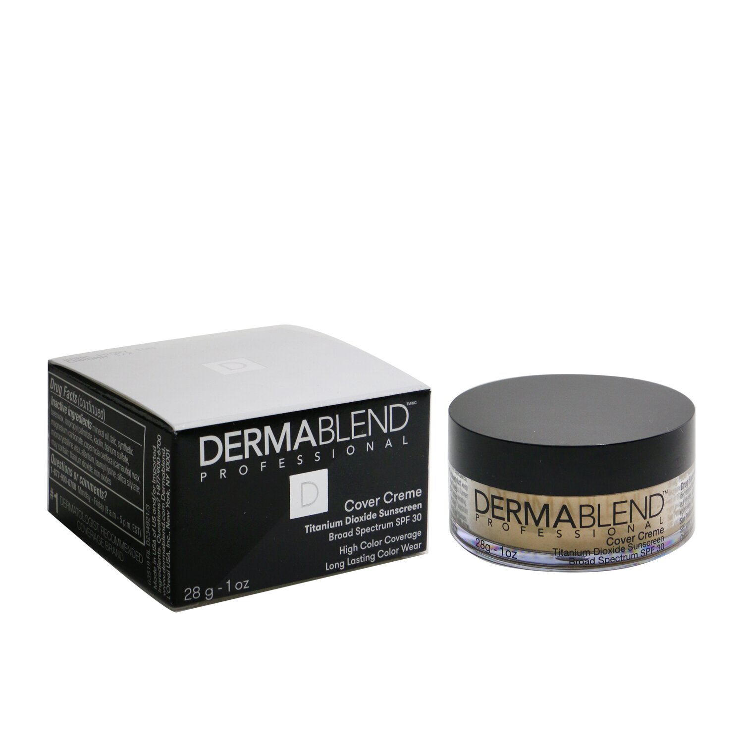 Dermablend Cover Creme Broad Spectrum SPF 30 (Høy Fargedekning) 28g/1oz