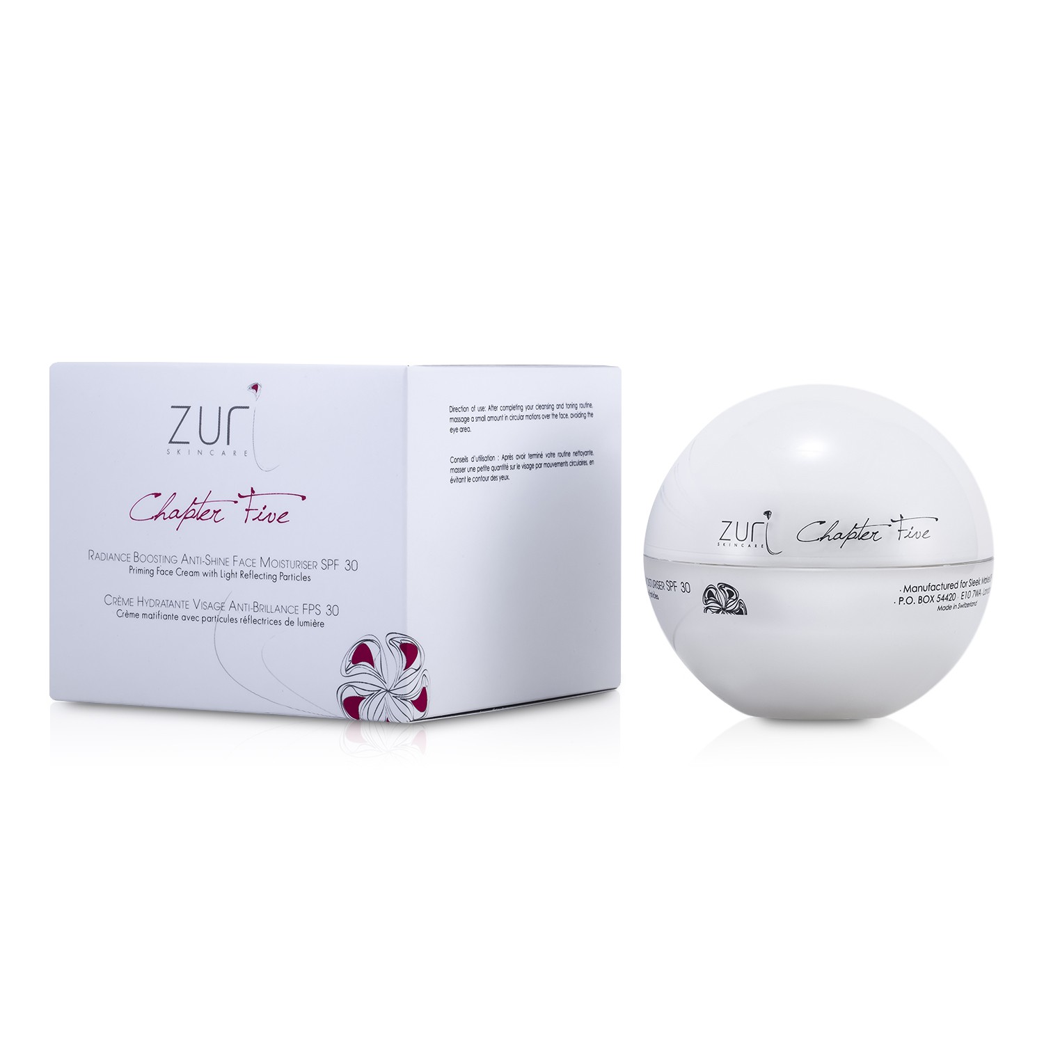 Zuri by Sleek Chapter Five Hidratant Facial Anti-Luciu pentru Sporirea Luminozității SPF 30 50ml/1.7oz