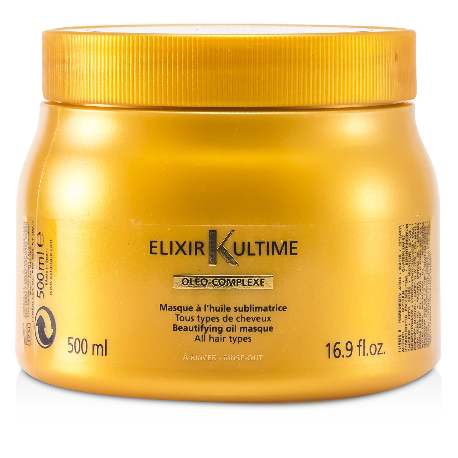 Kerastase Elixir Ultime Oleo-Complexe Beautifying Oil Masque (For All Hair Types) 500ml/16.9oz