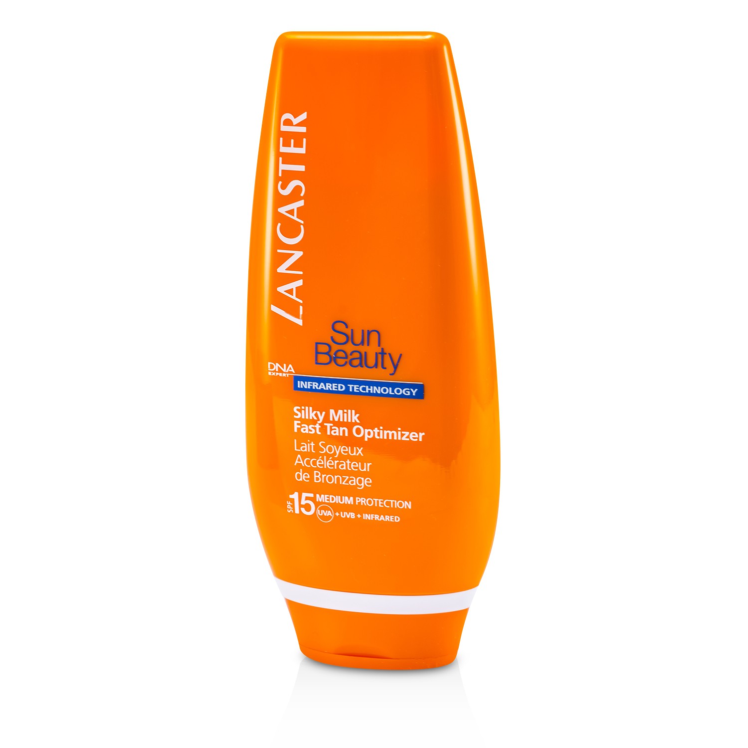 Lancaster Leite hidratante Sun Beauty Silky Milk Fast Tan Optimizer SPF 15 (face & corpo) 125ml/4.2oz