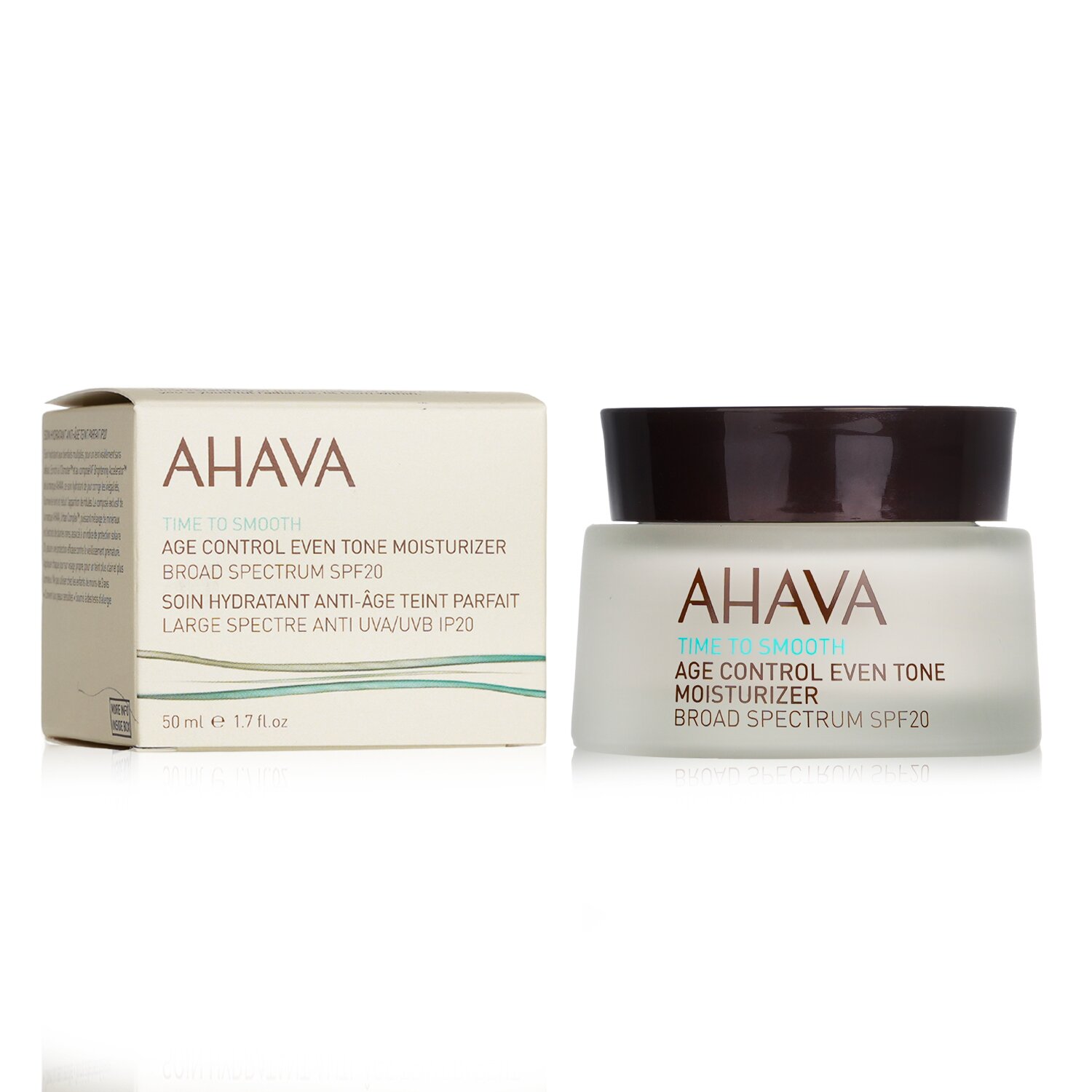 Ahava Time To Smooth Hidratante Unificador de Tono Antiedad SPF 20 50ml/1.7oz