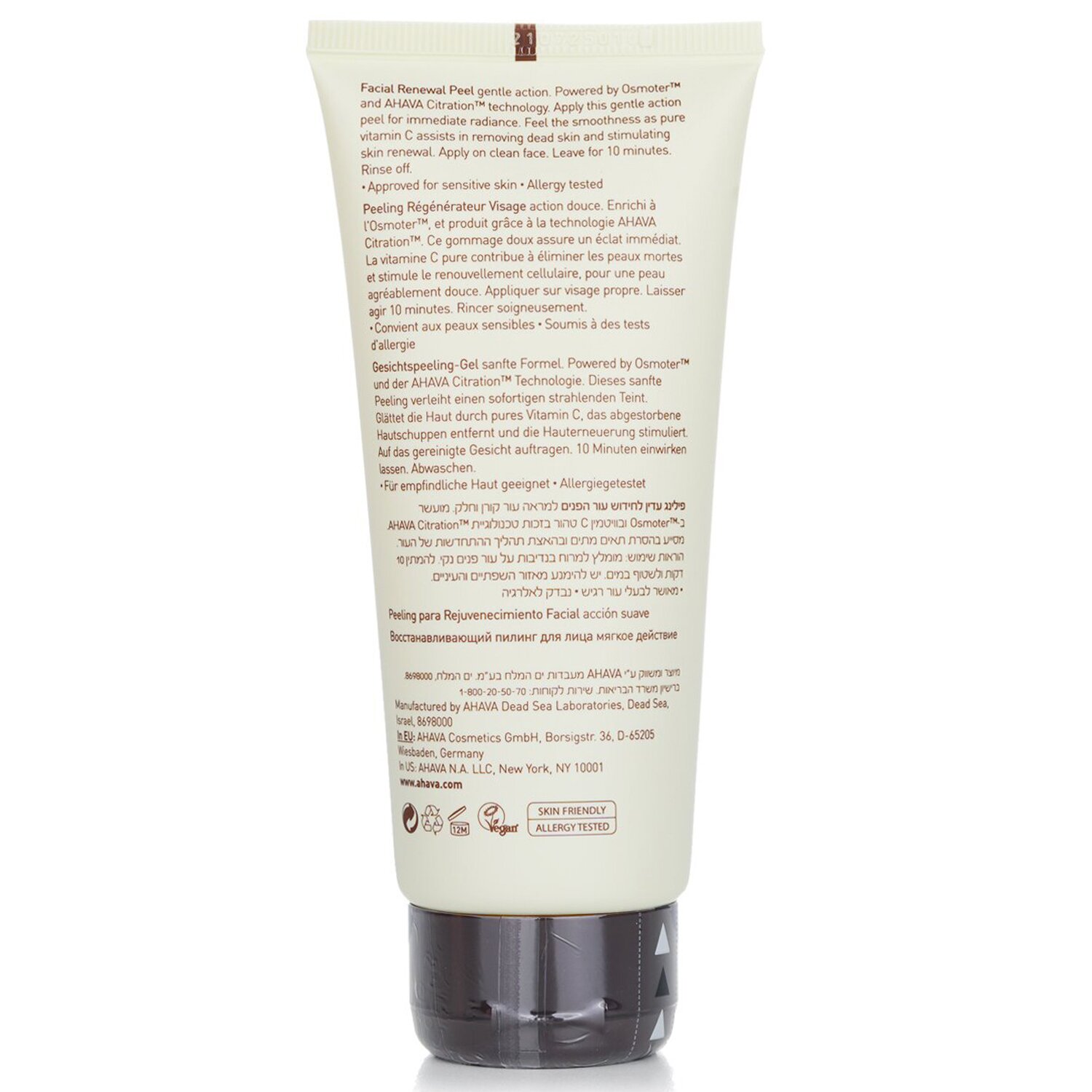 Ahava Time To Treat Peeling Renovación Facial 100ml/3.4oz