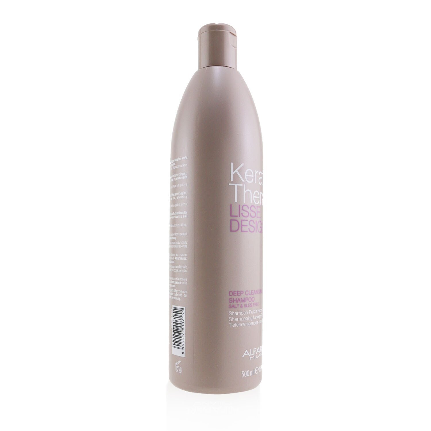 AlfaParf Shampoo Lisse Design Keratin Therapy Deep Cleansing 500ml/16.91oz