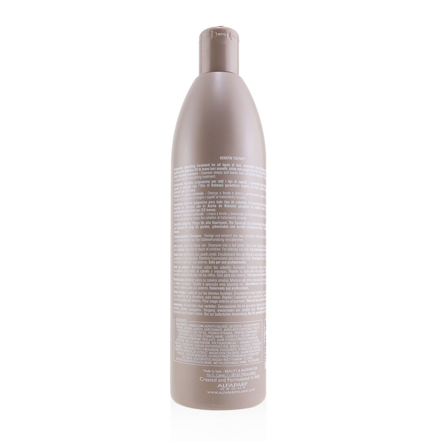 AlfaParf แชมพูทำความสะอาดล้ำลึก Lisse Design Keratin Therapy 500ml/16.91oz