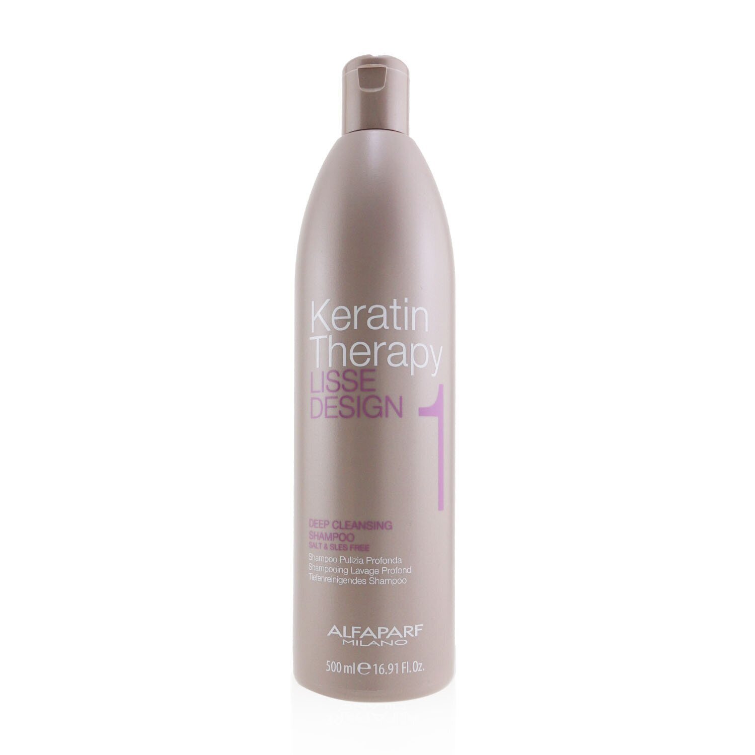 AlfaParf Lisse Design Keratin Therapy Champú Limpiador Profundo 500ml/16.91oz