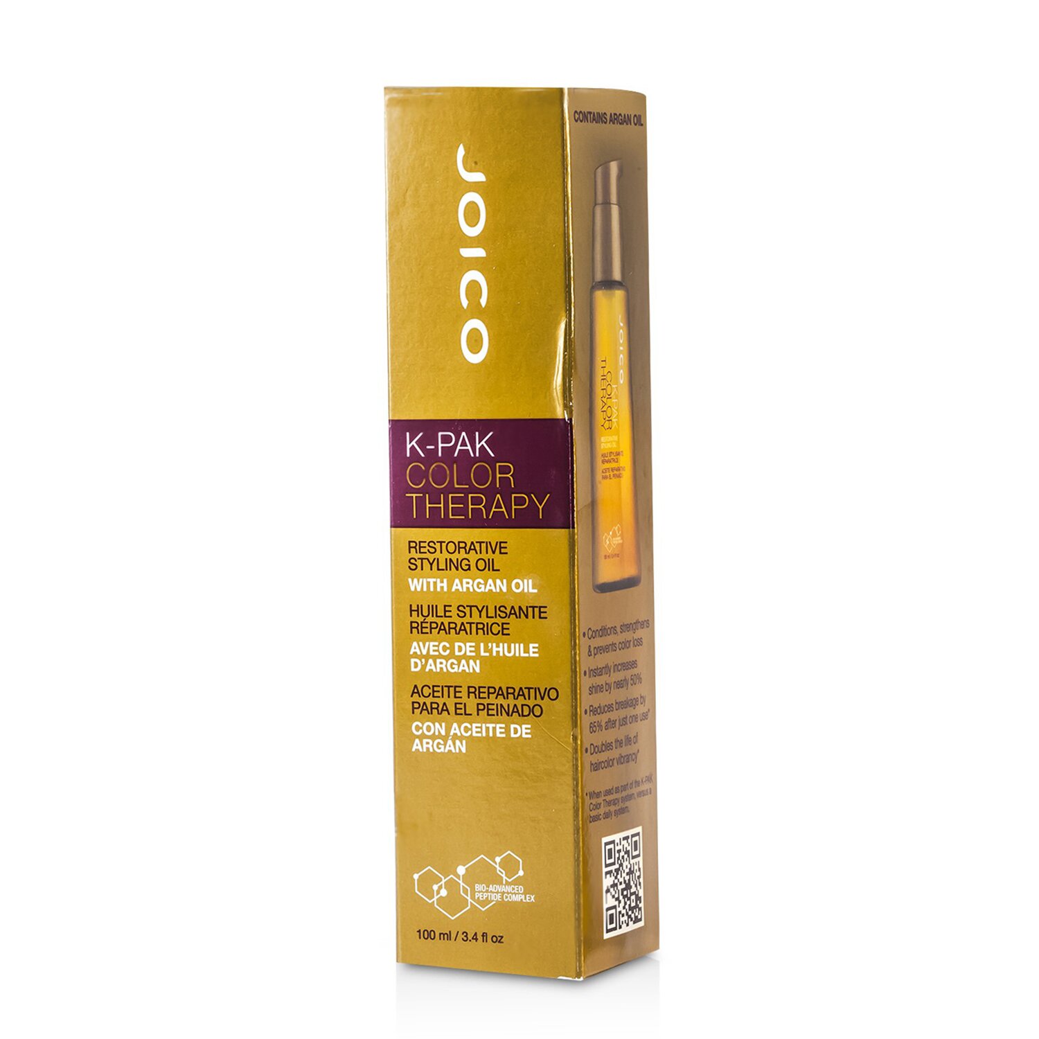 Joico 奇蹟光導油(原耀色蜜) K-Pak Color Therapy Restorative Styling Oil 100ml/3.4oz