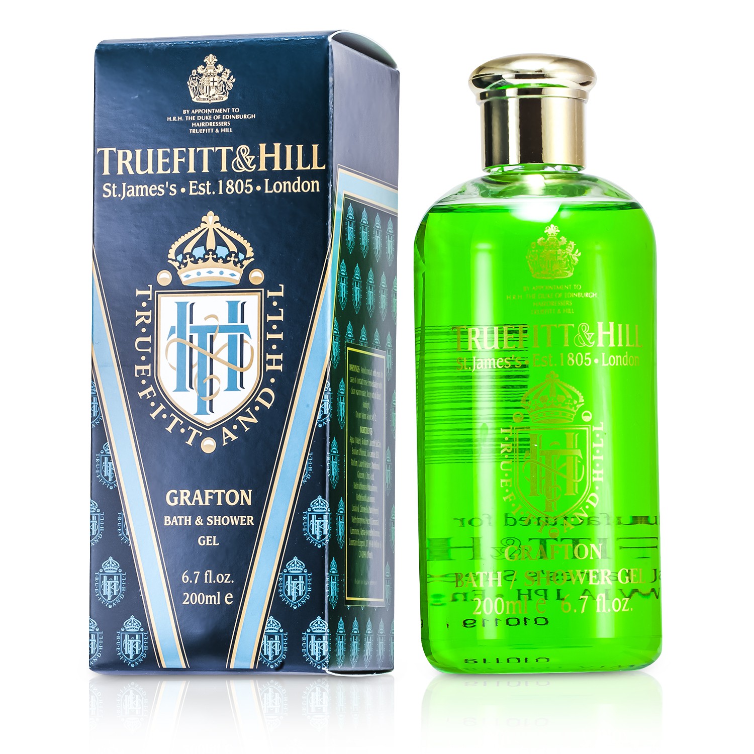 Truefitt & Hill Grafton Bath & Shower Gel - Gel Mandi 200ml/6.7oz