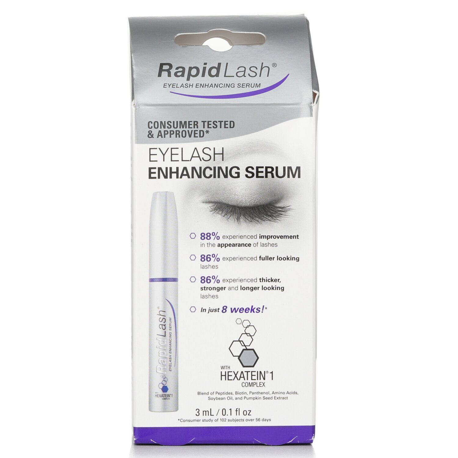 RapidLash Eyelash Enhancing Serum (With Hexatein 1 Complex) 3ml/0.1oz