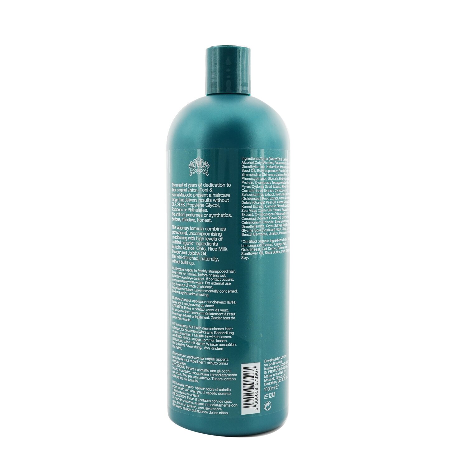 Label.M คอนดิชั่นเนอร์ให้ผมชุ่มชื้นออร์แกนิคตะไคร้ 1000ml/33.8oz