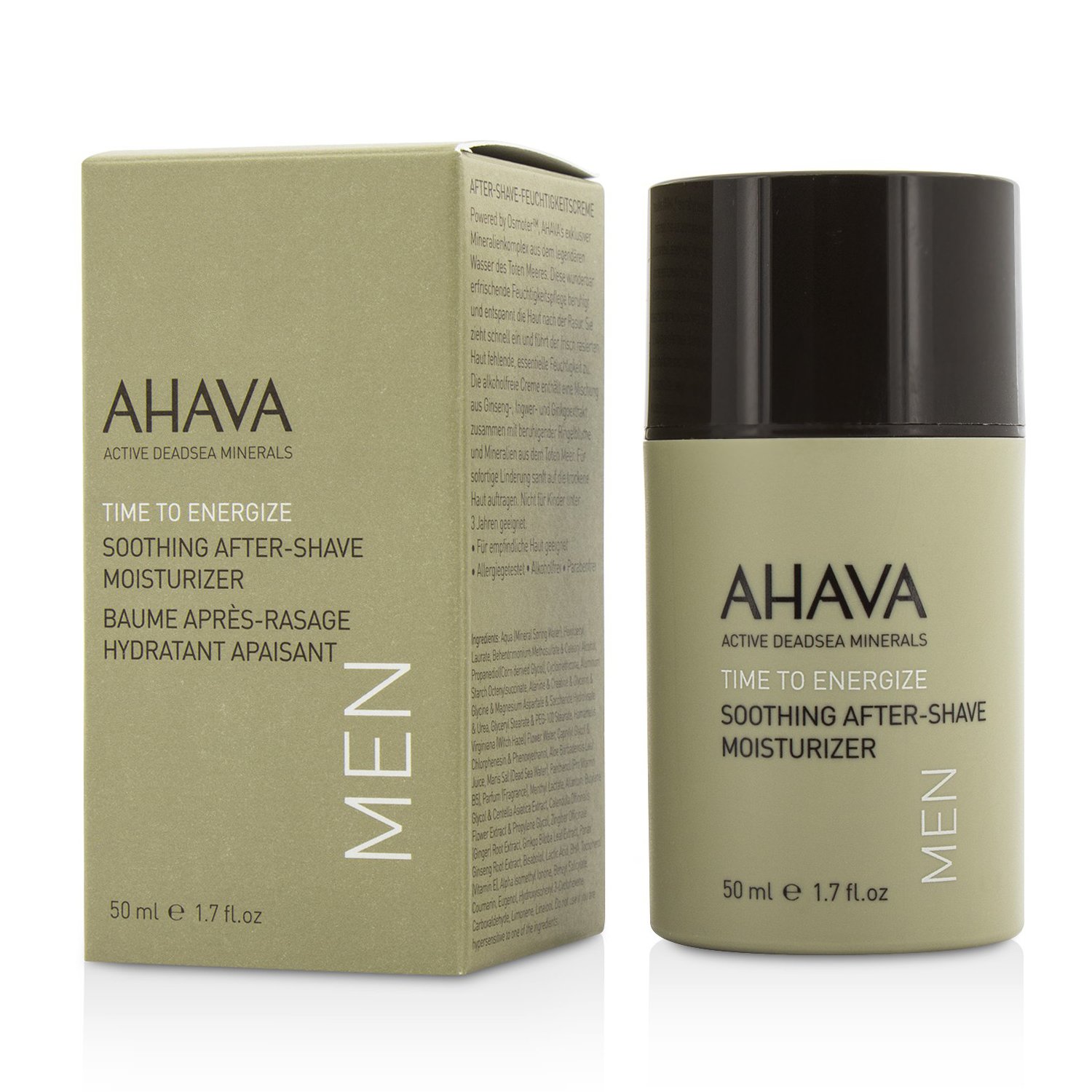 Ahava Time To Energize Тыныштандырғыш Қырынудан Кейінгі Ылғалдандырғышы 50ml/1.7oz