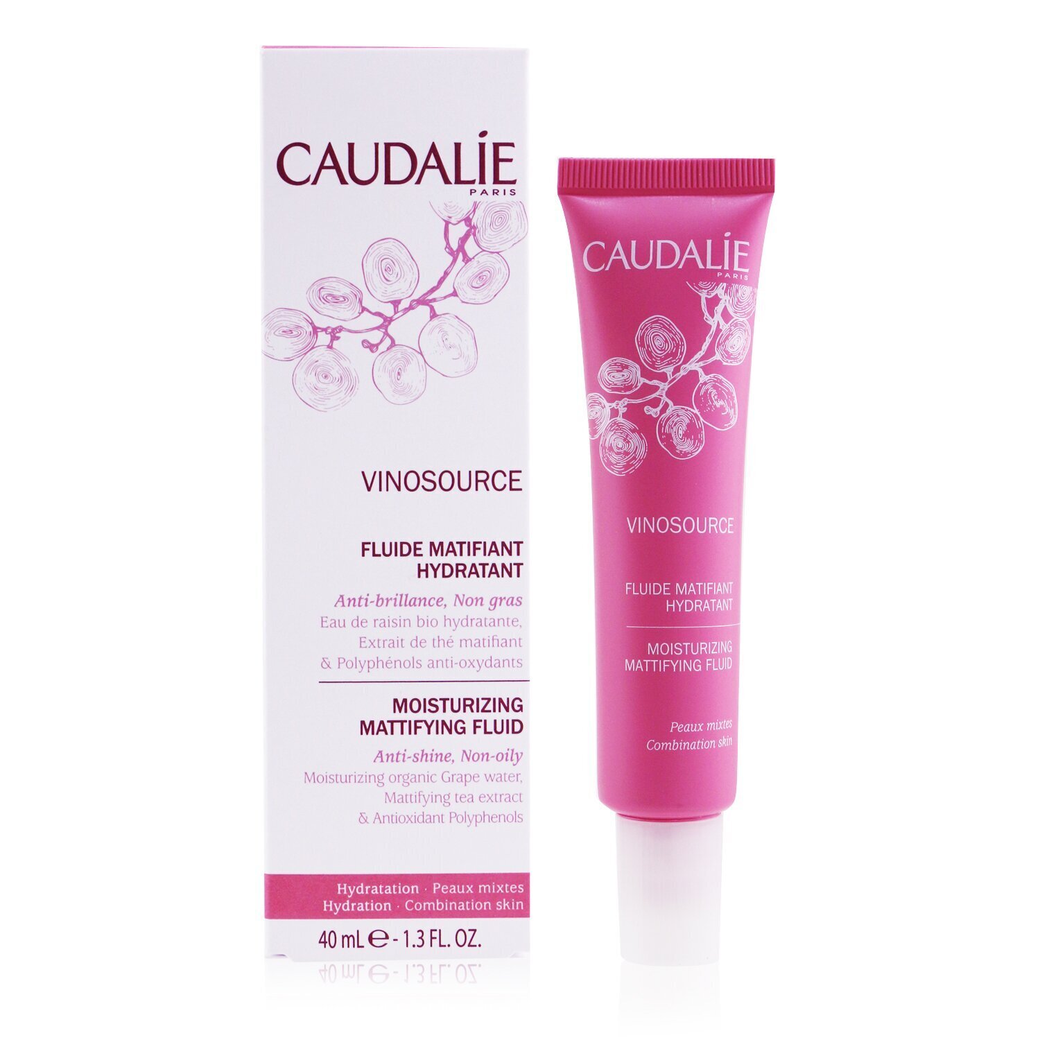 Caudalie Vinosource Moisturizing Matifying Fluid (For Combination Skin) 40ml/1.3oz