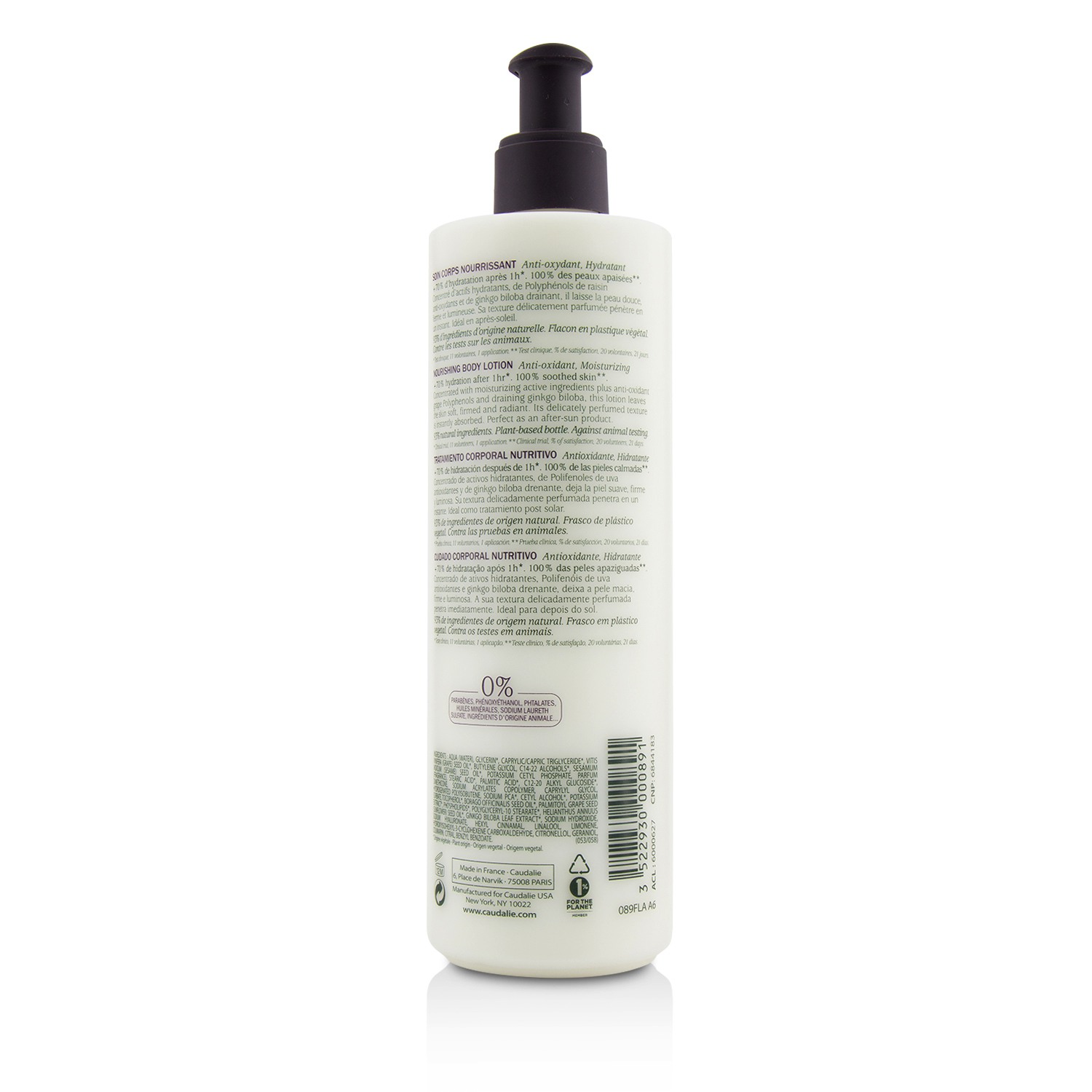 Caudalie Loțiune de Corp Hrănitoare (Pentru Piele Normală spre Uscată) 400ml/13.5oz