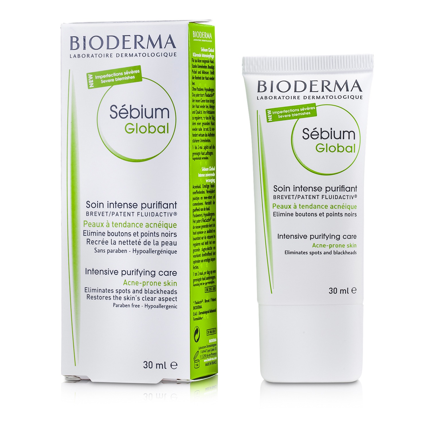 Bioderma Sebium Global Intensive Purifying Care (For Acne-Prone Skin) 30ml/1oz