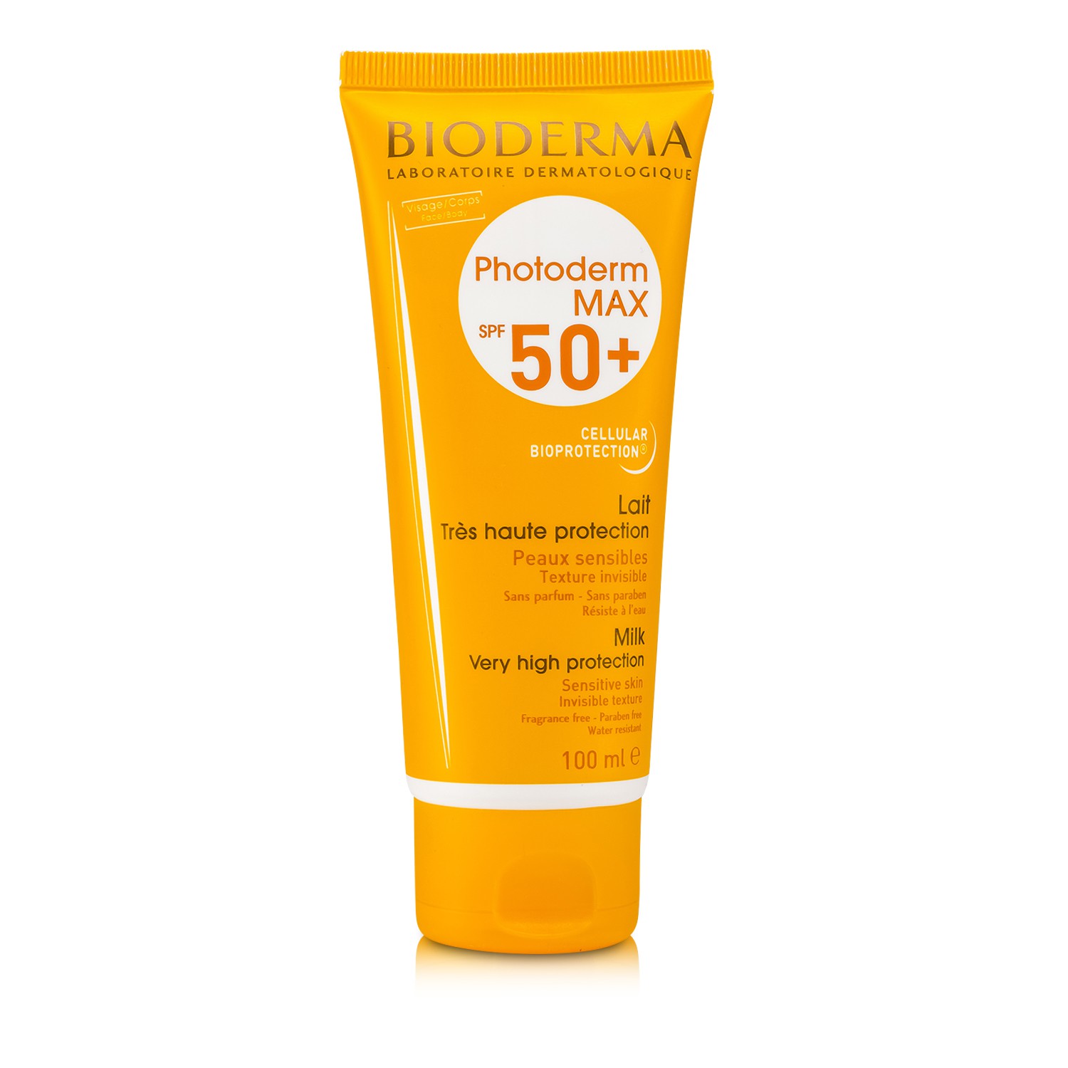 Bioderma ปกป้องสูงสูตรน้ำนม Photoderm Max SPF50+ (สำหรับผิวบอบบาง) - หลอด 100ml/3.3oz