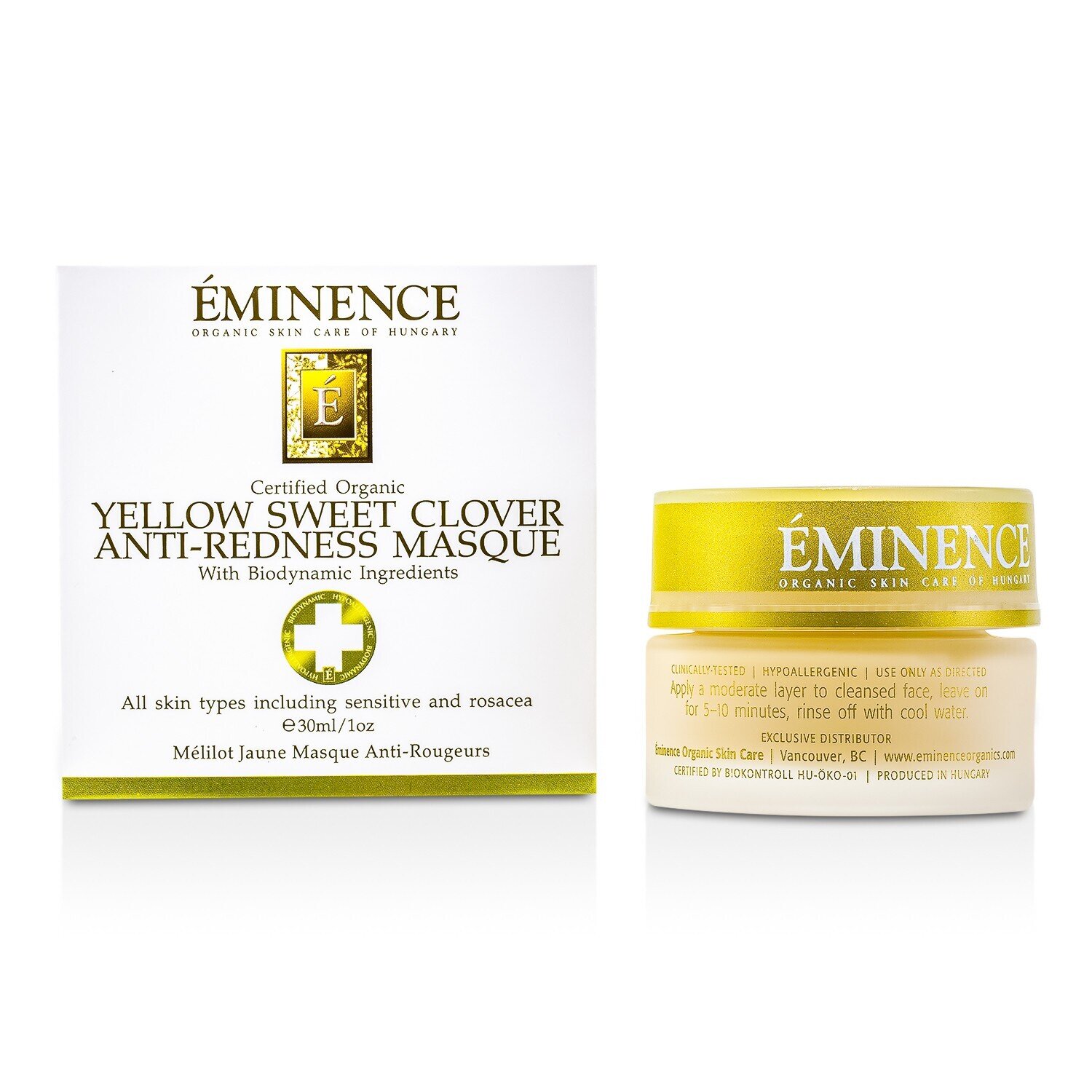 Eminence Yellow Sweet Clover Anti-Redness Masque 30ml/1oz