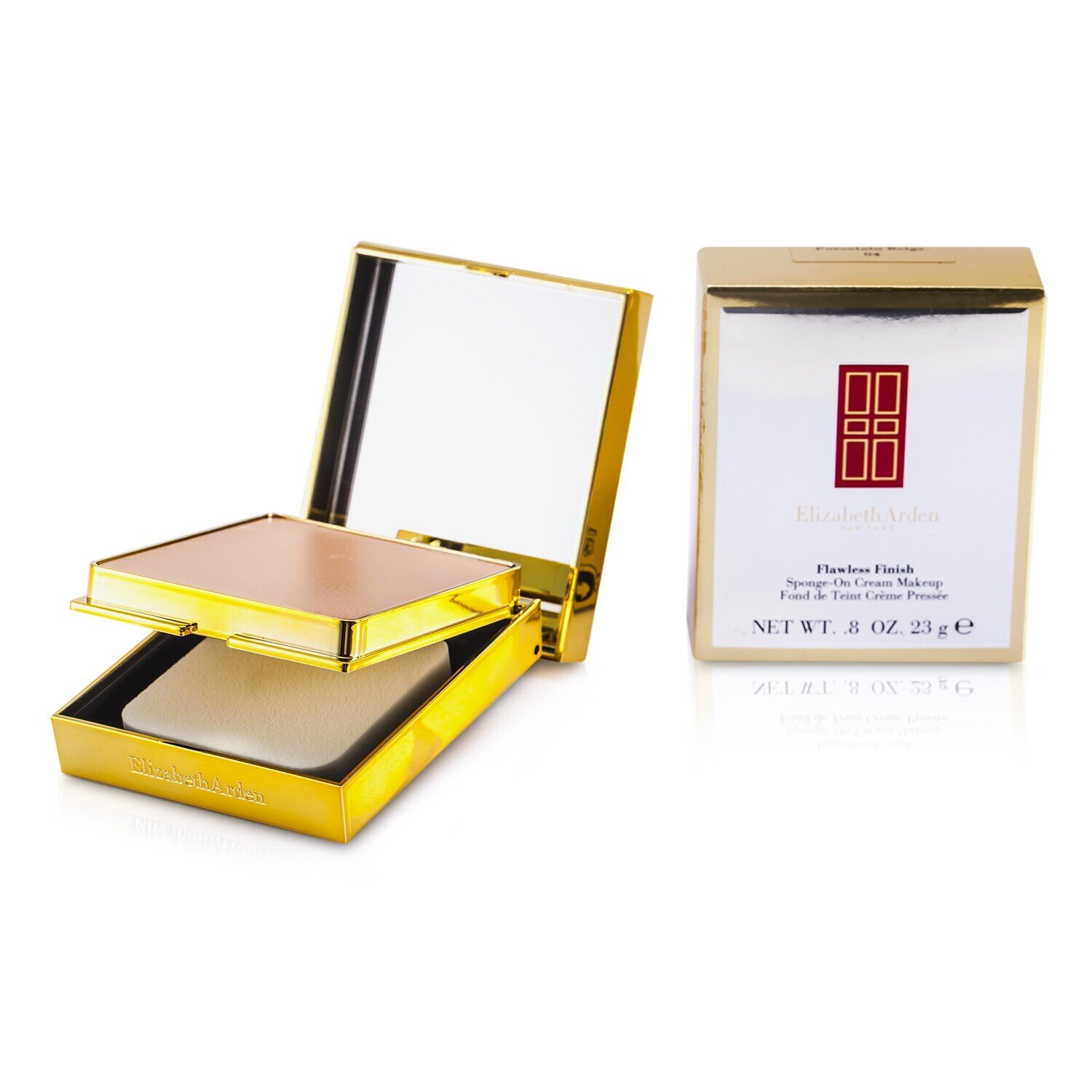 Elizabeth Arden Flawless Finish Sponge On Cream Makeup (Golden Case) 23g/0.8oz