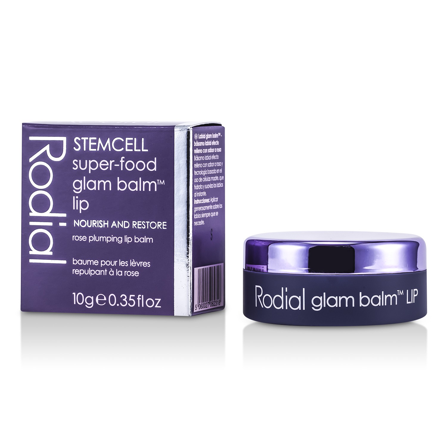 Rodial Balsam do ust z komórkami macierzystymi Stemcell Super-Food Glam Balm Lip 10g/0.35oz