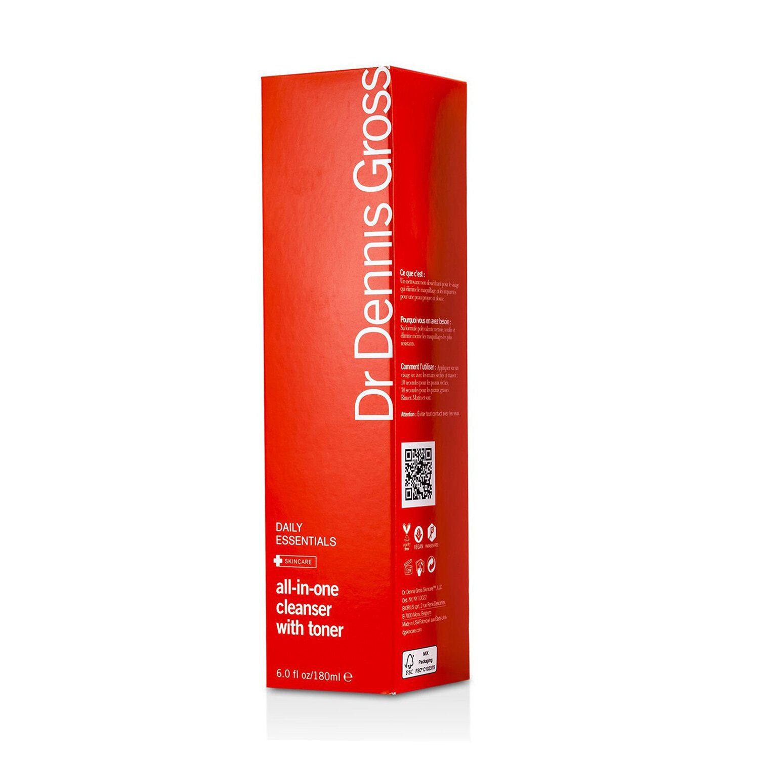 Dr Dennis Gross Daily Essentials minden egyben arctisztító tonikkal 180ml/6oz