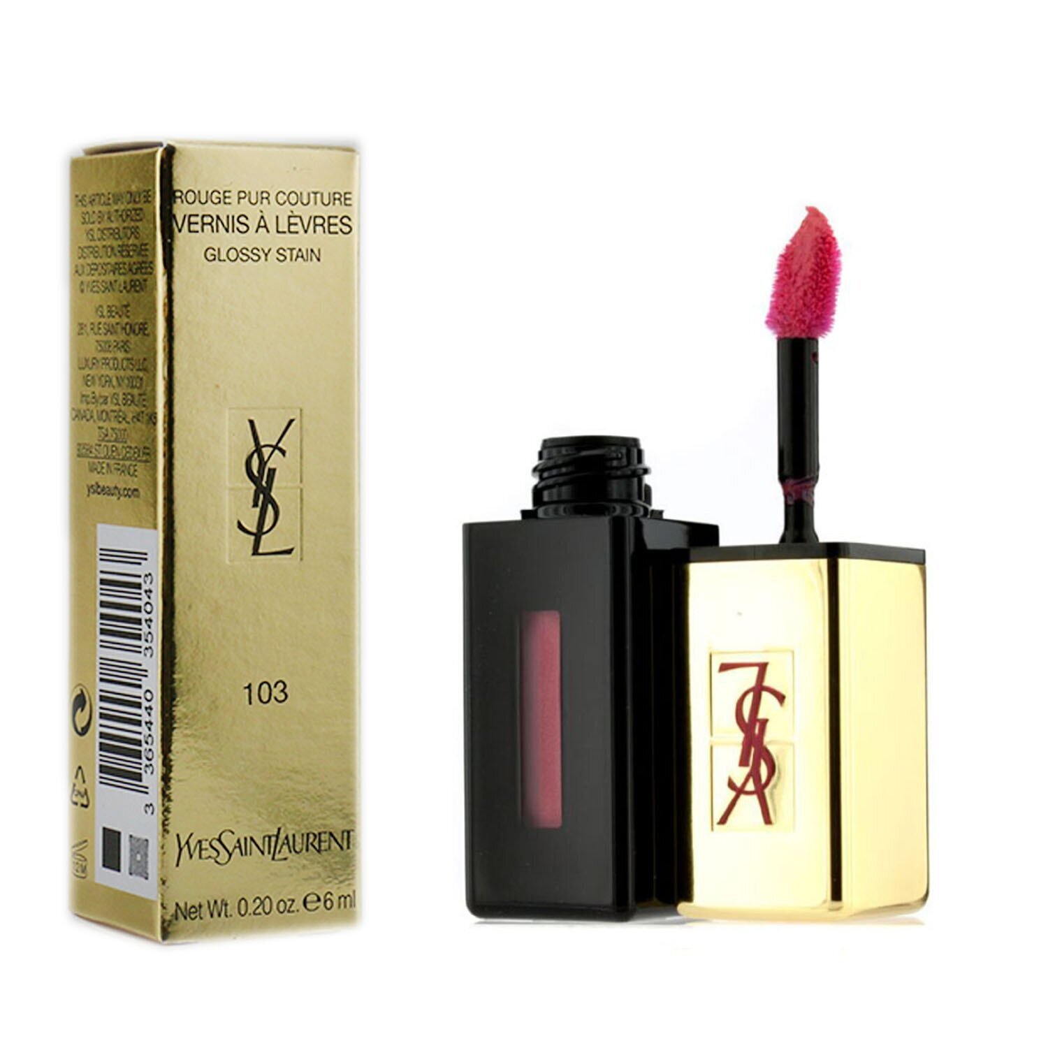 圣罗兰(YSL) Yves Saint Laurent 纯色唇釉叛逆裸唇 6ml/0.2oz