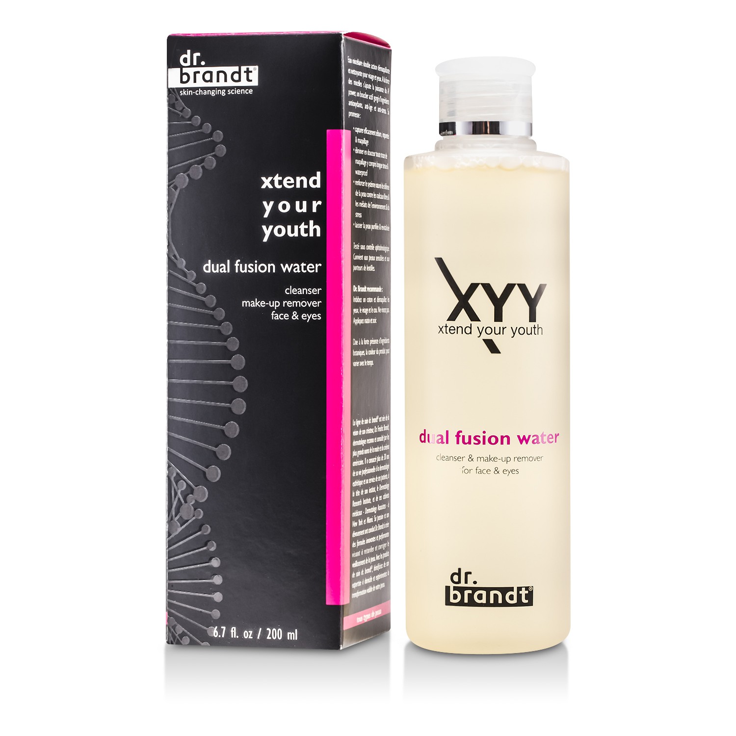 Dr. Brandt Odstranjevalec ličil in čistilna voda Xtend Your Youth 200ml/6.7oz