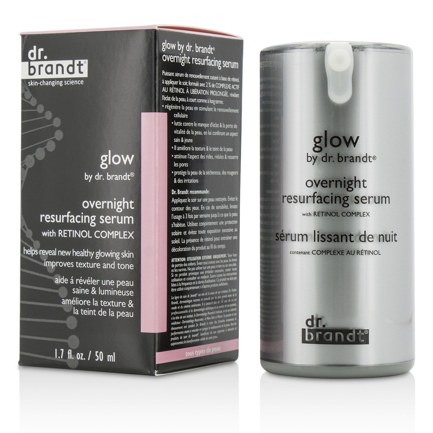 Dr. Brandt Glow by Dr. Brandt Overnight Resurfacing Serum 50ml/1.7oz