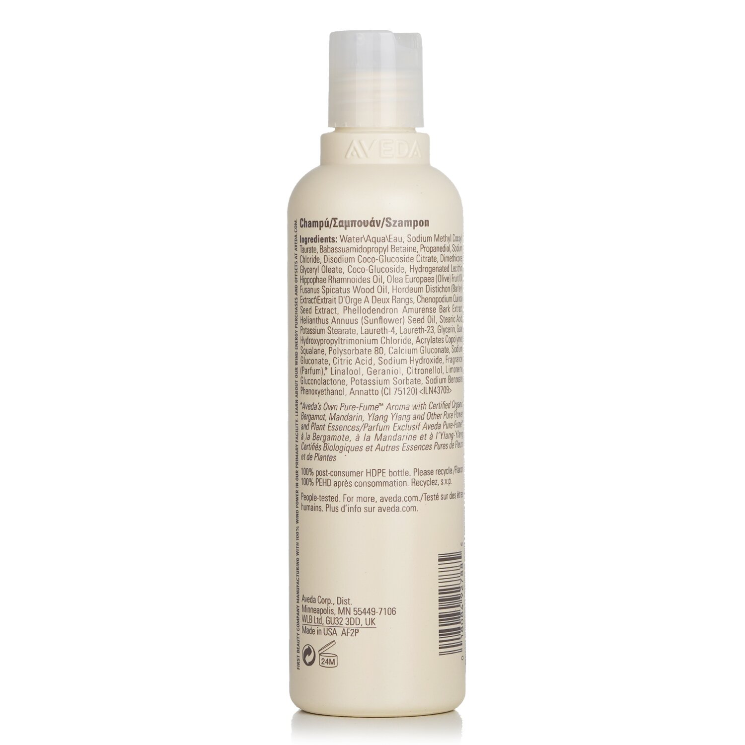 Aveda Damage Remedy თმის აღმდგენი შამპუნი ( ახალი შეფუთვა ) 250ml/8.5oz