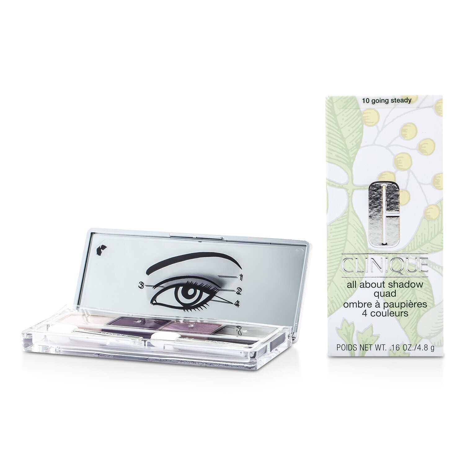 Clinique All About Shadow ظلال رباعية 4x1.2g/0.04oz