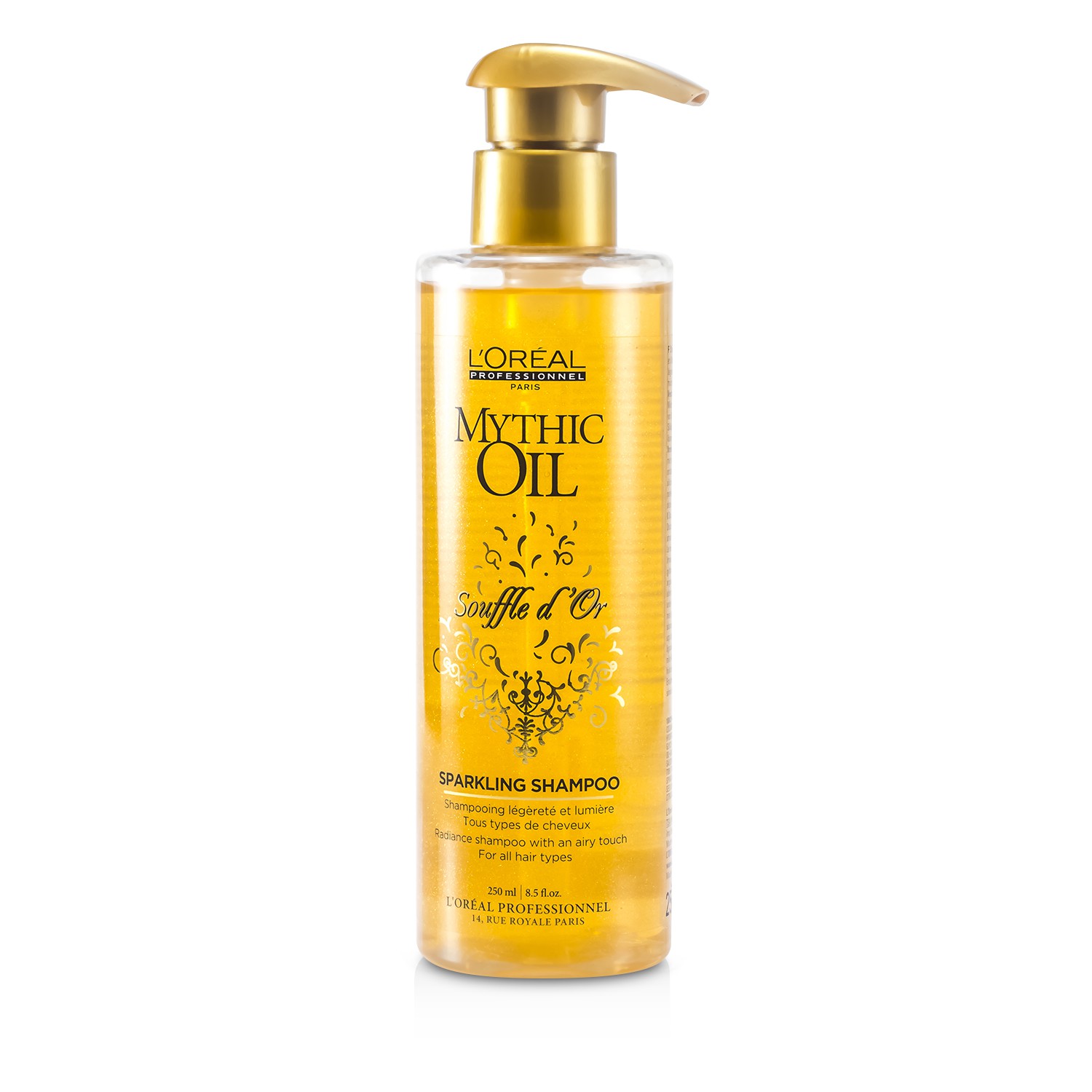 L'Oreal Mythic Oil Souffle d'Or Șampon Sclipitor (Pentru Toate Tipurile de Păr) 250ml/8.5oz