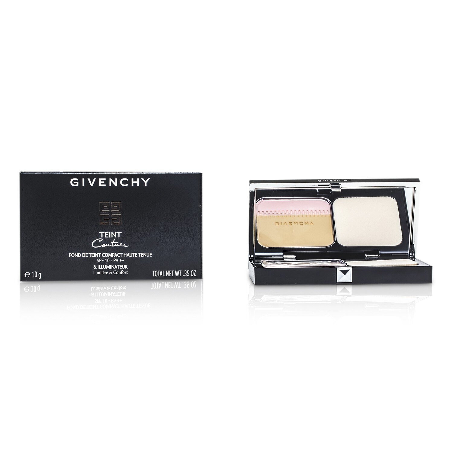 Givenchy Teint Couture Fond de Ten Compact Persistent și Iluminator SPF10 10g/0.35oz