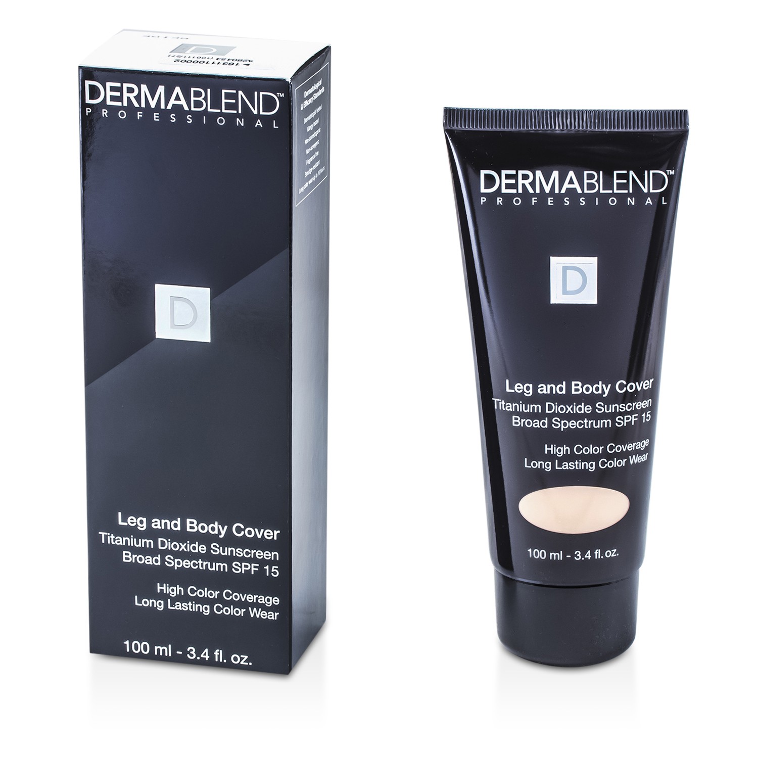 Dermablend Leg & Body Cover Broad Spectrum SPF 15 (Full Coverage & Long Wearability) 100ml/3.4oz