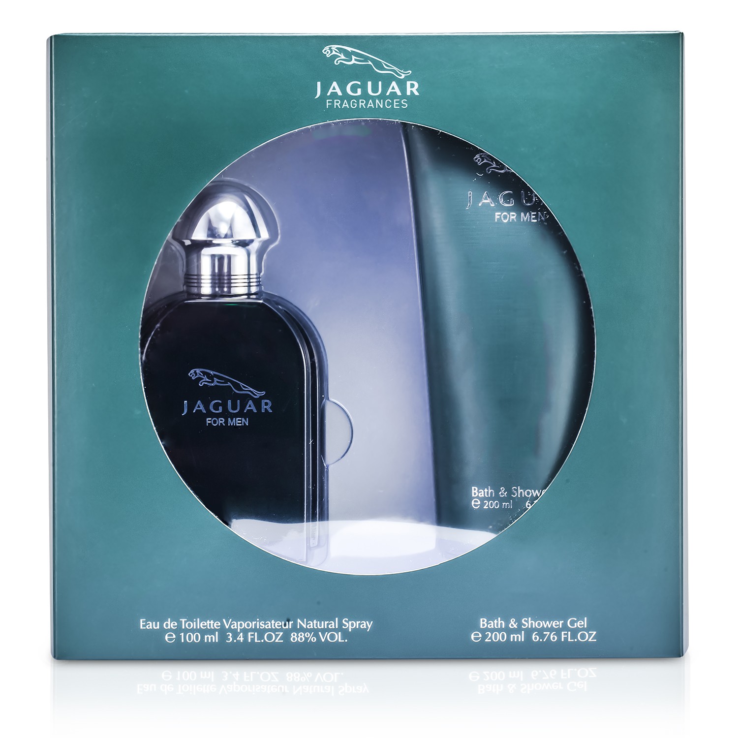 Jaguar Jaguar Coffret: Eau De Toilette Spray 100ml/3.4oz + Bath & Shower Gel 200ml/6.76oz 2pcs