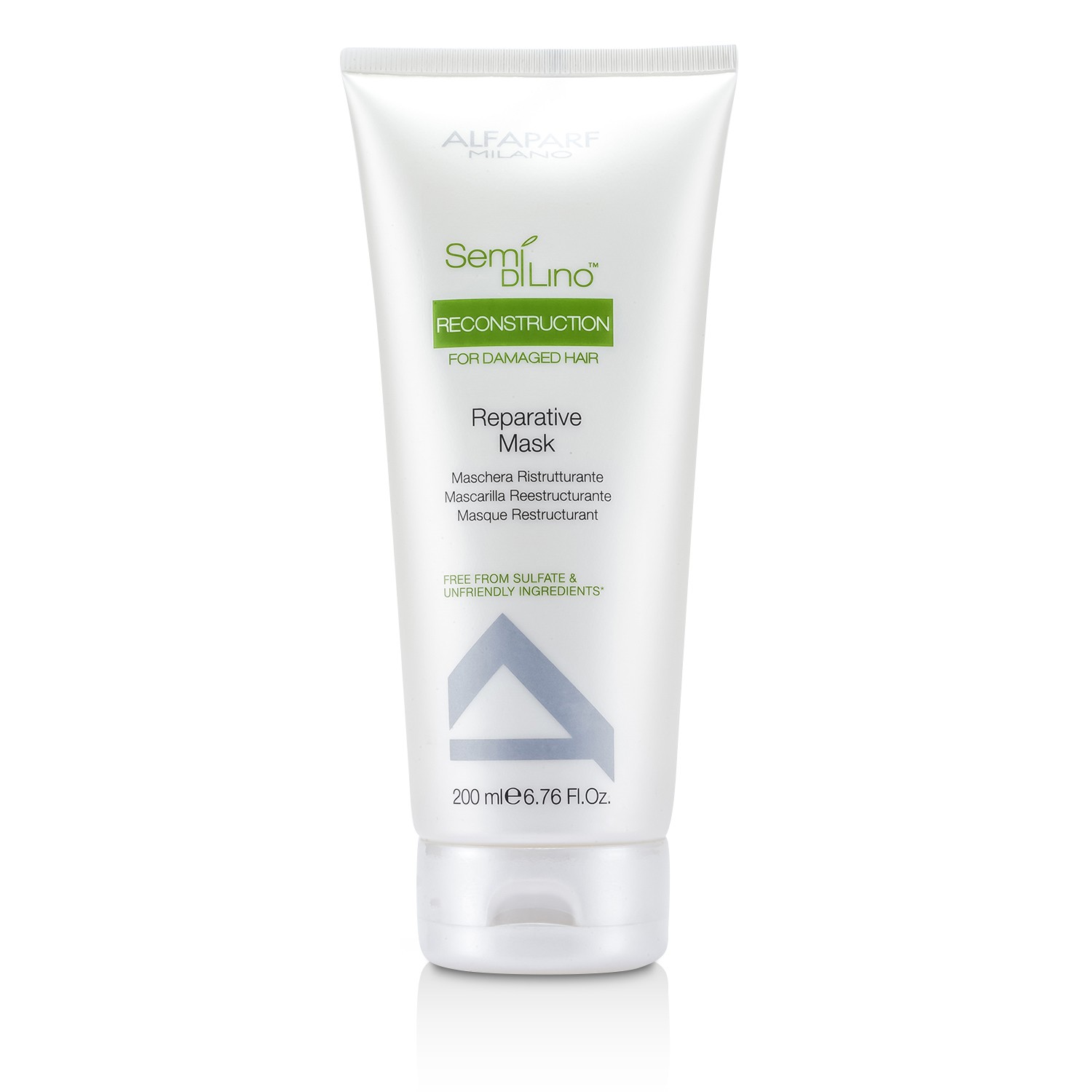 AlfaParf Semi Di Lino Reconstruction Reparative Mask (P/ cabelos danificados) 200ml/6.76oz