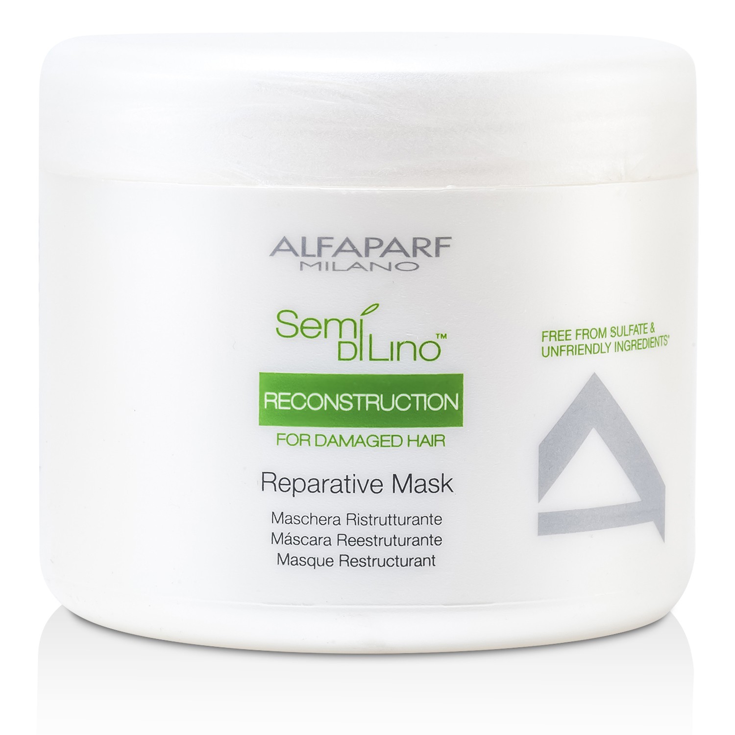 AlfaParf Semi Di Lino Reconstruction Reparative Mask (For Damaged Hair) 500ml/16.9oz