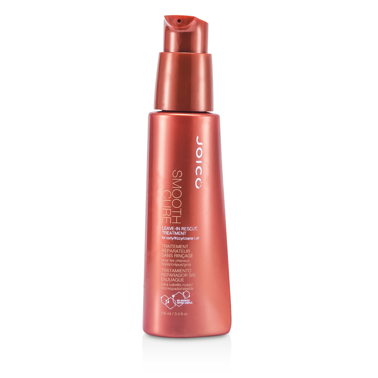 Joico Smooth Cure Leave-In Rescue Treatment - For Curly/ Frizzy/ Coarse Hair (New Packaging) 100ml/3.4oz