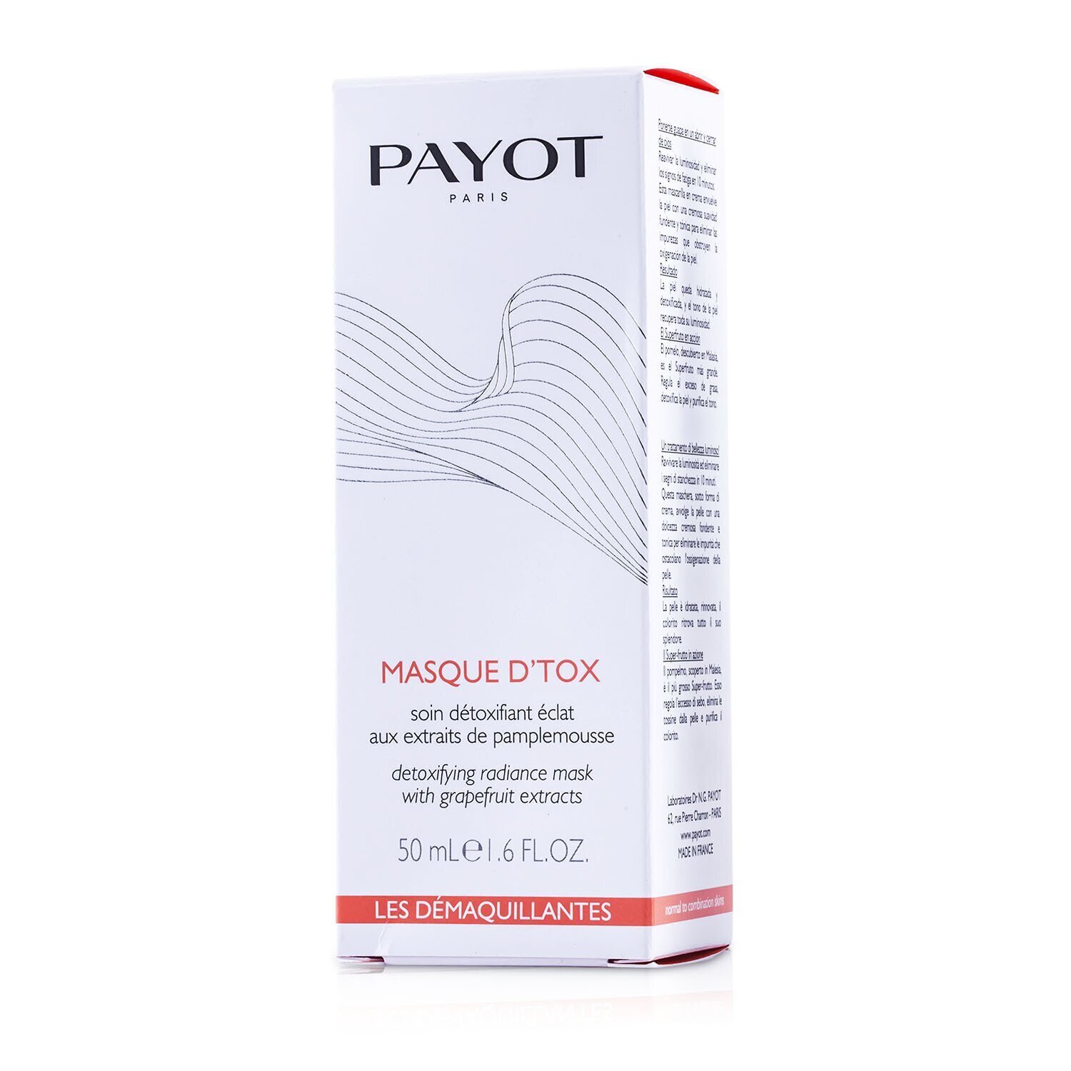 Payot Mặt Nạ D'Tox Giải Độc Chống Tia Tử Ngoại 50ml/1.6oz