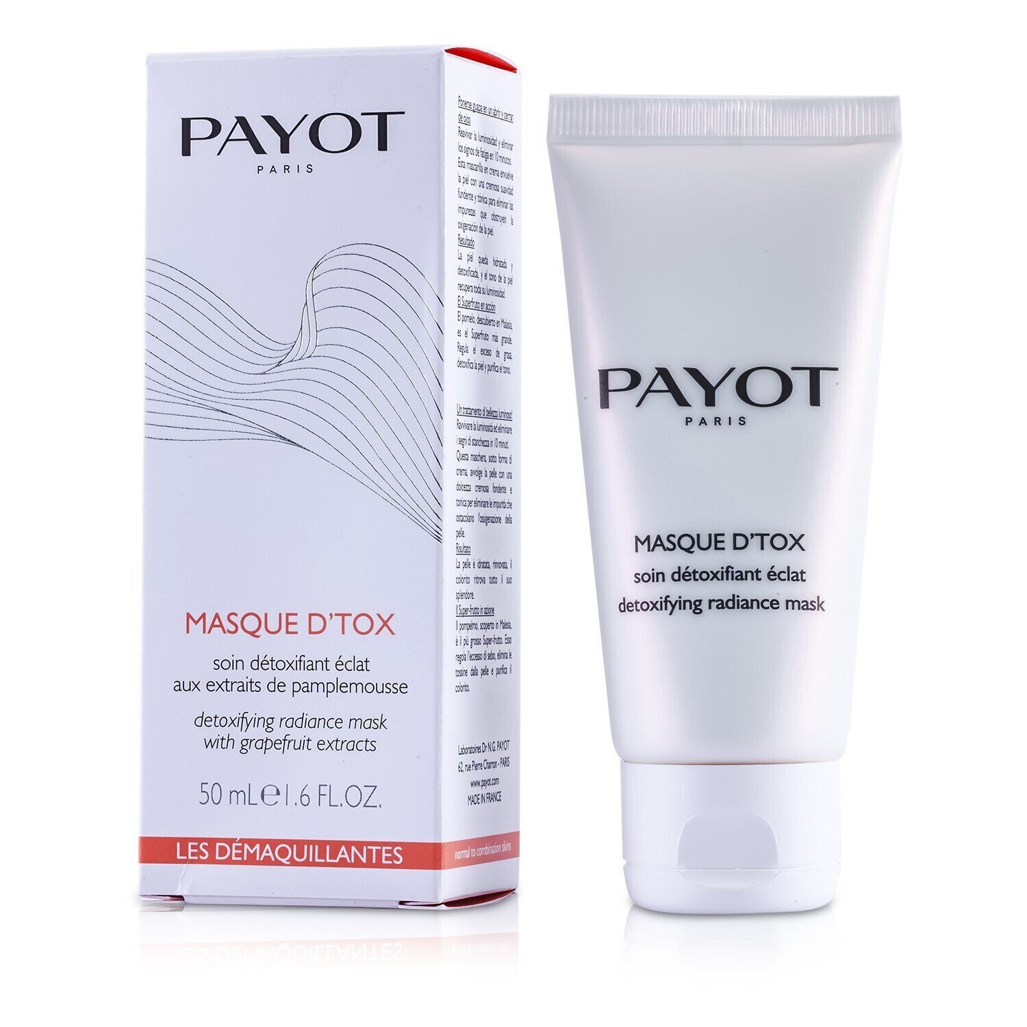 Payot Mặt Nạ D'Tox Giải Độc Chống Tia Tử Ngoại 50ml/1.6oz