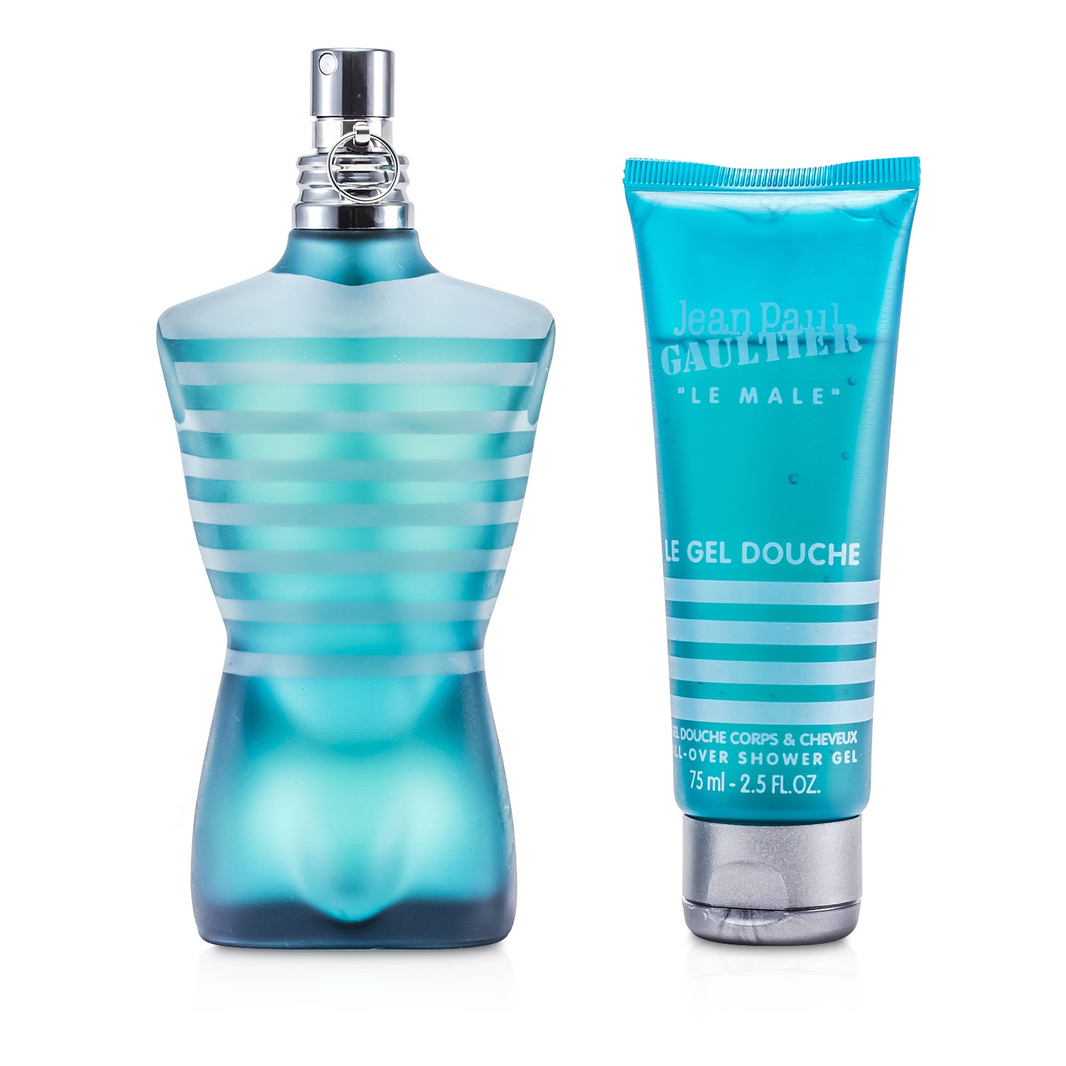 Jean Paul Gaultier Le Male Coffret: Eau De Toilette Spray 125ml/4.2oz + All-Over Shower Gel-Gel Mandi 75ml/2.5oz 2pcs