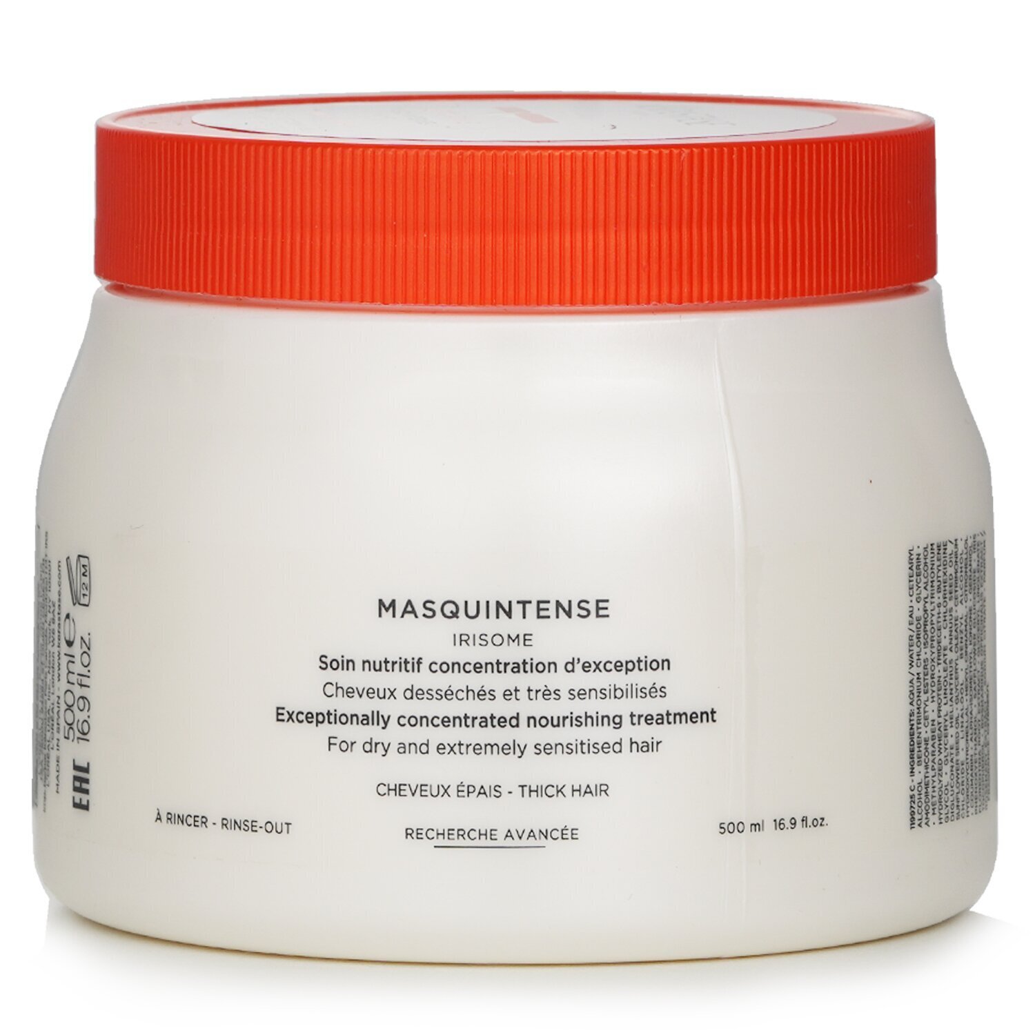 Kerastase Tratamento Nutritive Masquintense Exceptionally Concentrated Nourishing (Para Cabelos Secos e Sensível) 500ml/16.9oz