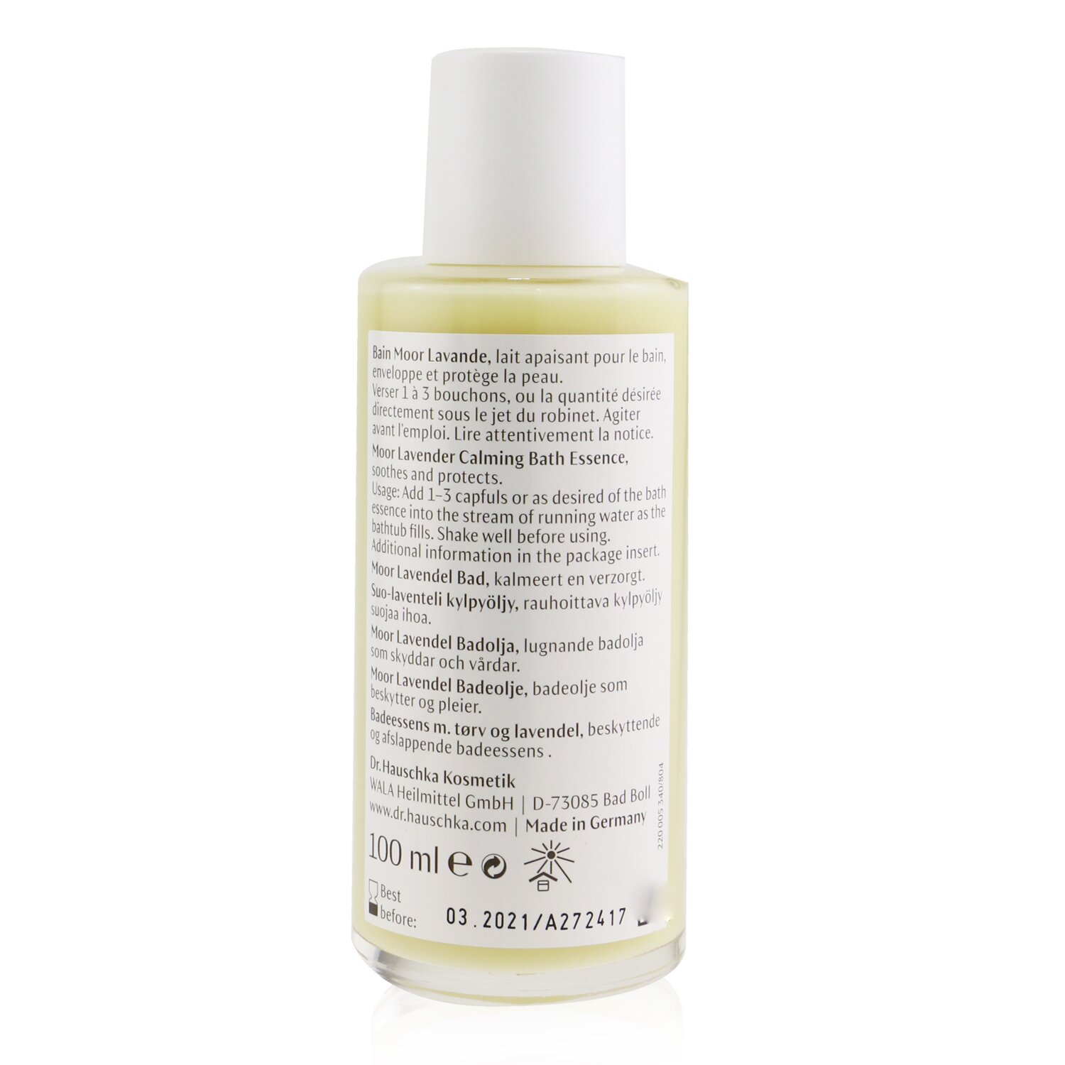 Dr. Hauschka Moor Lavender Calming Bath Essence 100ml/3.4oz